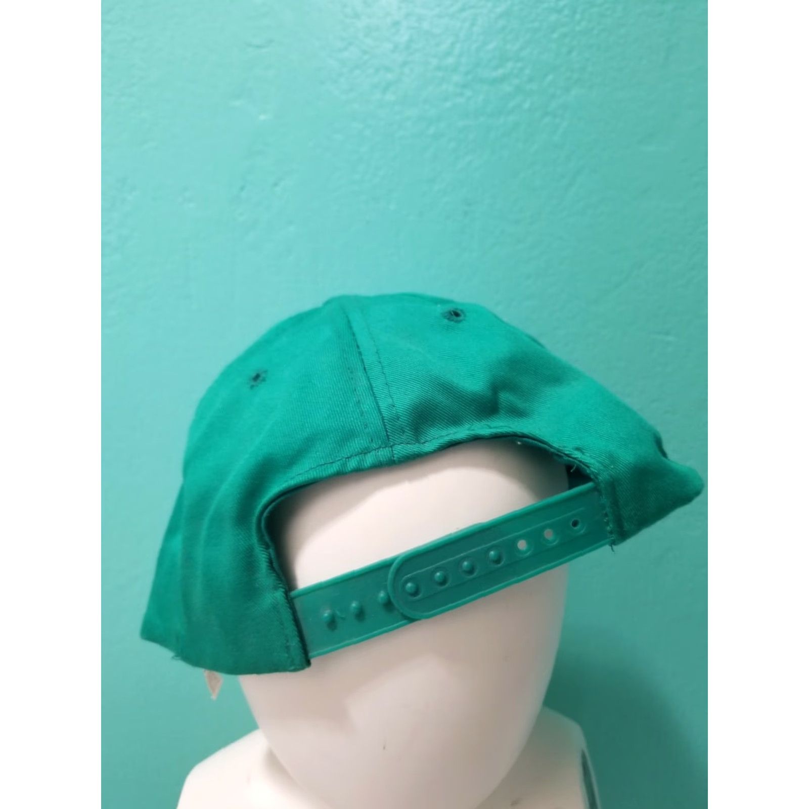 Cushman Vintage Snap-Back Hat Trucker Green Cotton Polyester Canvas Adjustable Unisex Adults Size ONE SIZE - 3 Thumbnail