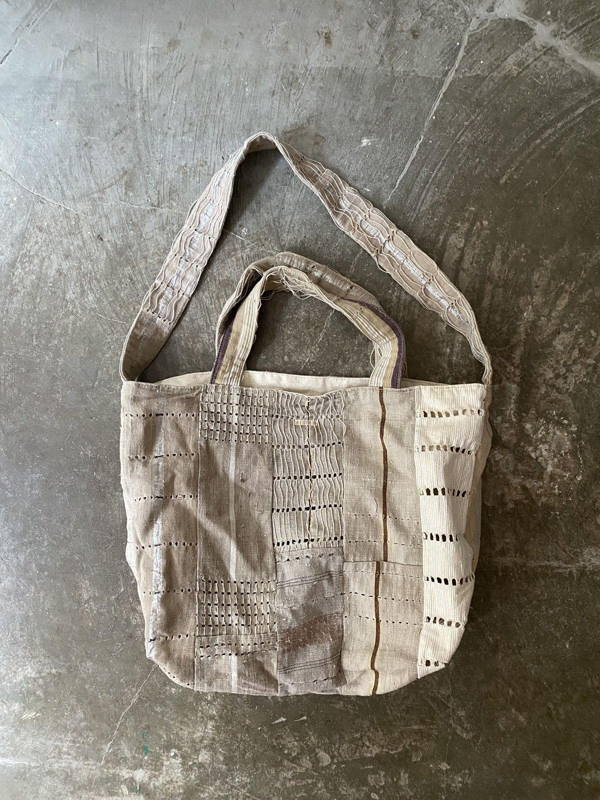 Japanese Brand Dosa Luna Patchwork Bag Kapital Comme des Garçons Visvim Size ONE SIZE - 1 Thumbnail