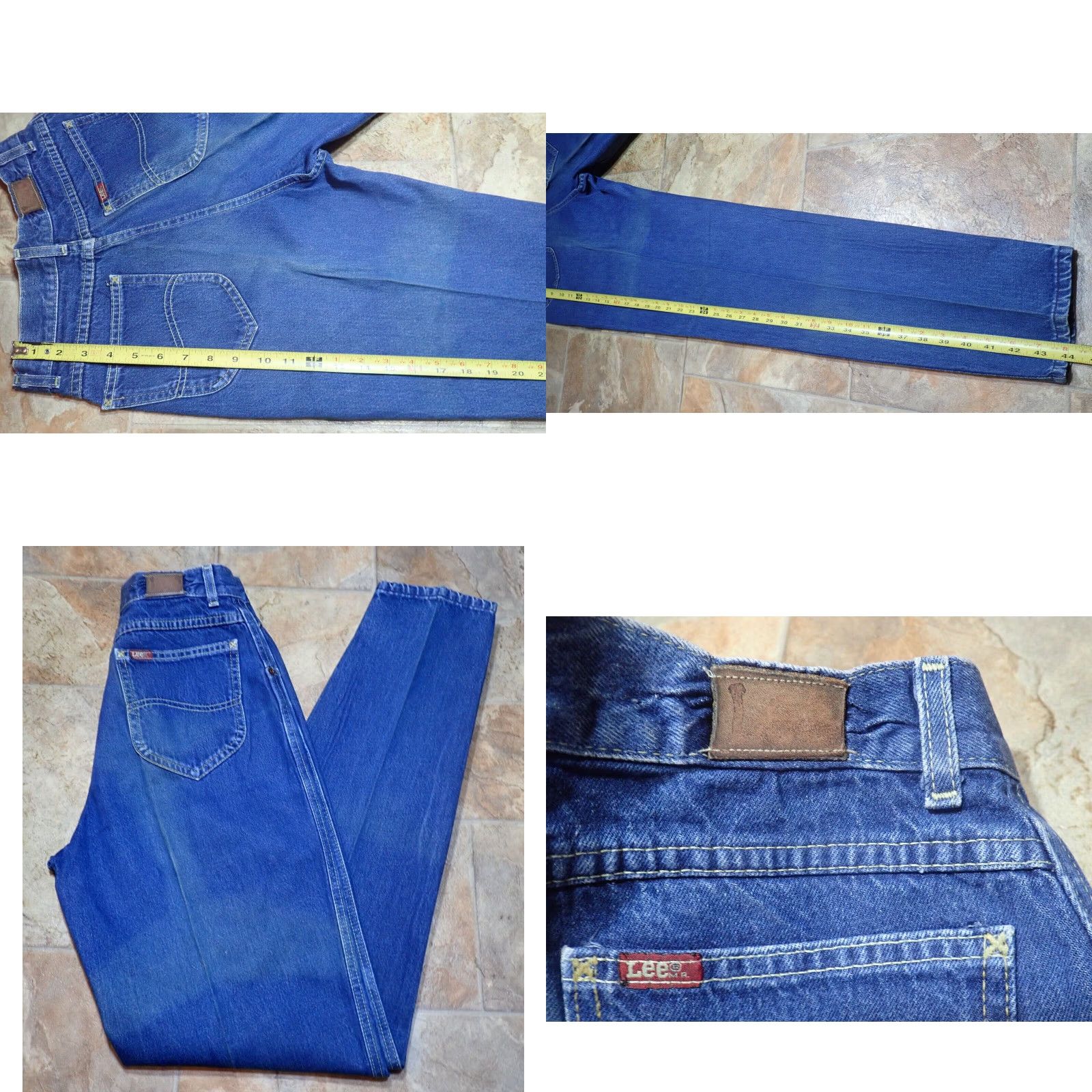 Lee Vintage 1970s Lee Riders 5 Pocket High Rise Jeans Size 7 Blue Size 28" / US 6 / IT 42 - 8 Thumbnail