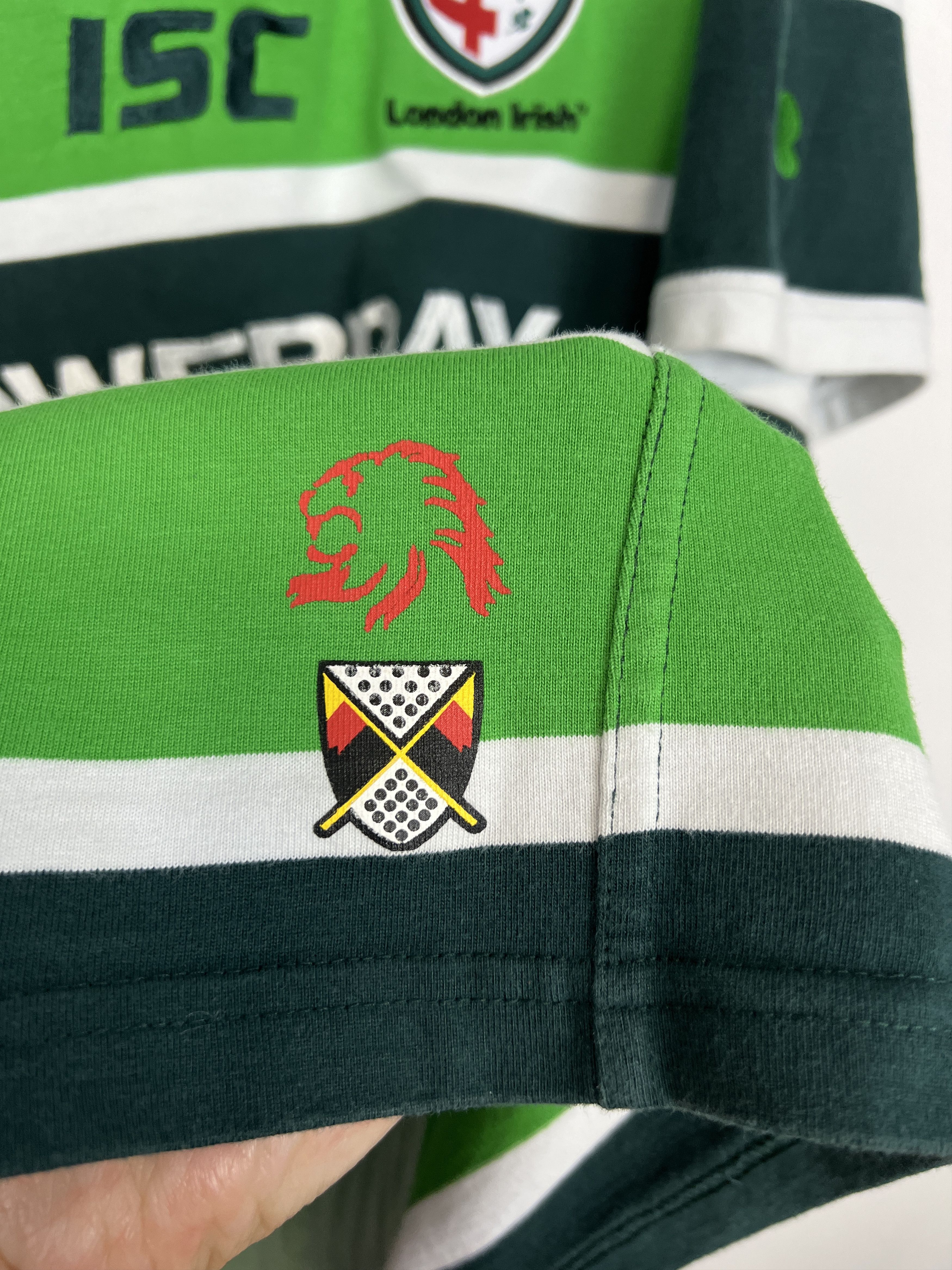 Vintage Vintage London Irish Rugby Union Jersey ISC Powerday Size US L / EU 52-54 / 3 - 7 Thumbnail