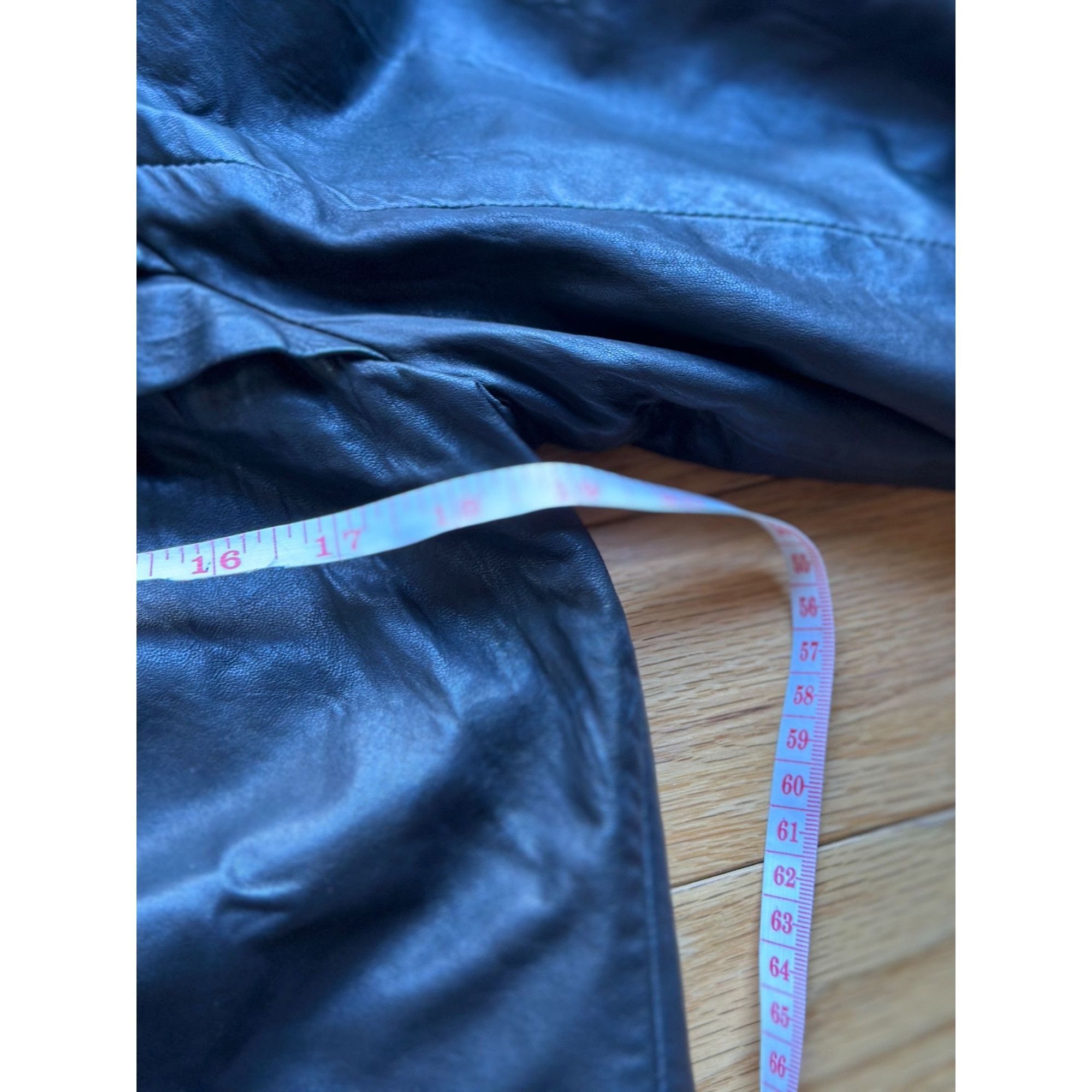 Diesel DIESEL BLACK LAMB LEATHER MOTO ZIP UP JACKET PLEATED DETAIL Size M / US 6-8 / IT 42-44 - 7 Thumbnail