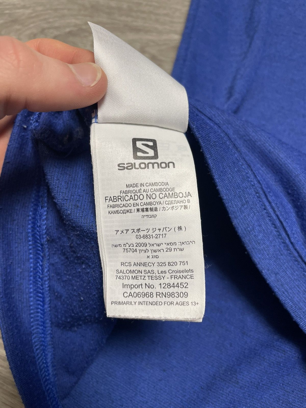 Salomon Vintage Salomon Explore Graphic AdvancedSkin ActiveDry Tee Size US L / EU 52-54 / 3 - 8 Thumbnail