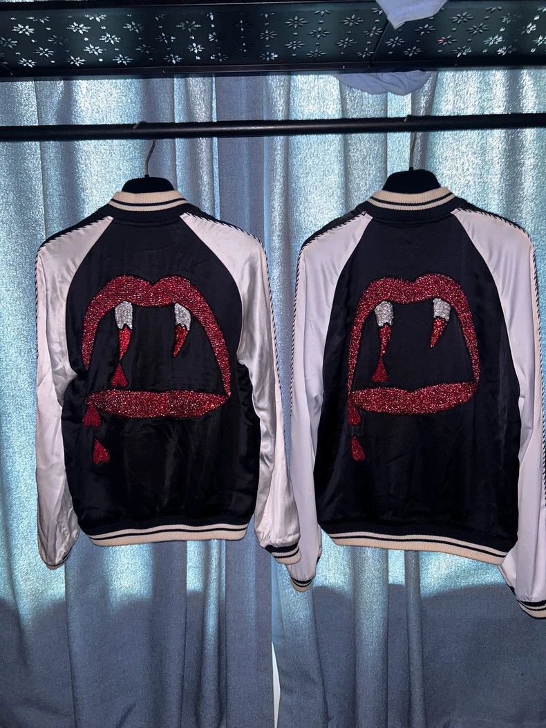 Saint Laurent Paris Saint Laurent Paris Saint Laurent Black and White Satin Ja Size US XS / EU 42 / 0 - 1 Thumbnail