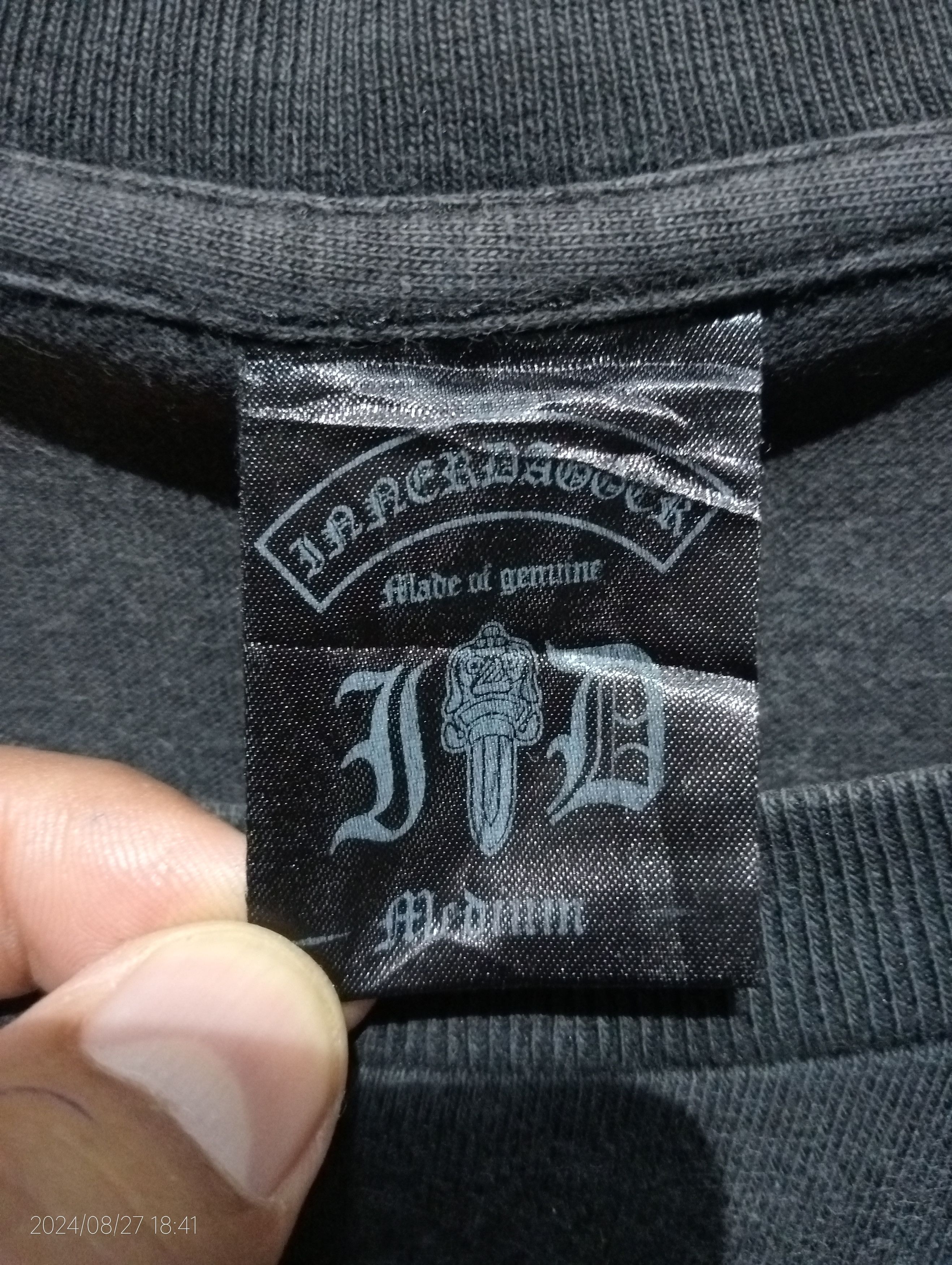 Japanese Brand Vintage Punk Innerdagger Tee Made in Japan Size US M / EU 48-50 / 2 - 2 Thumbnail