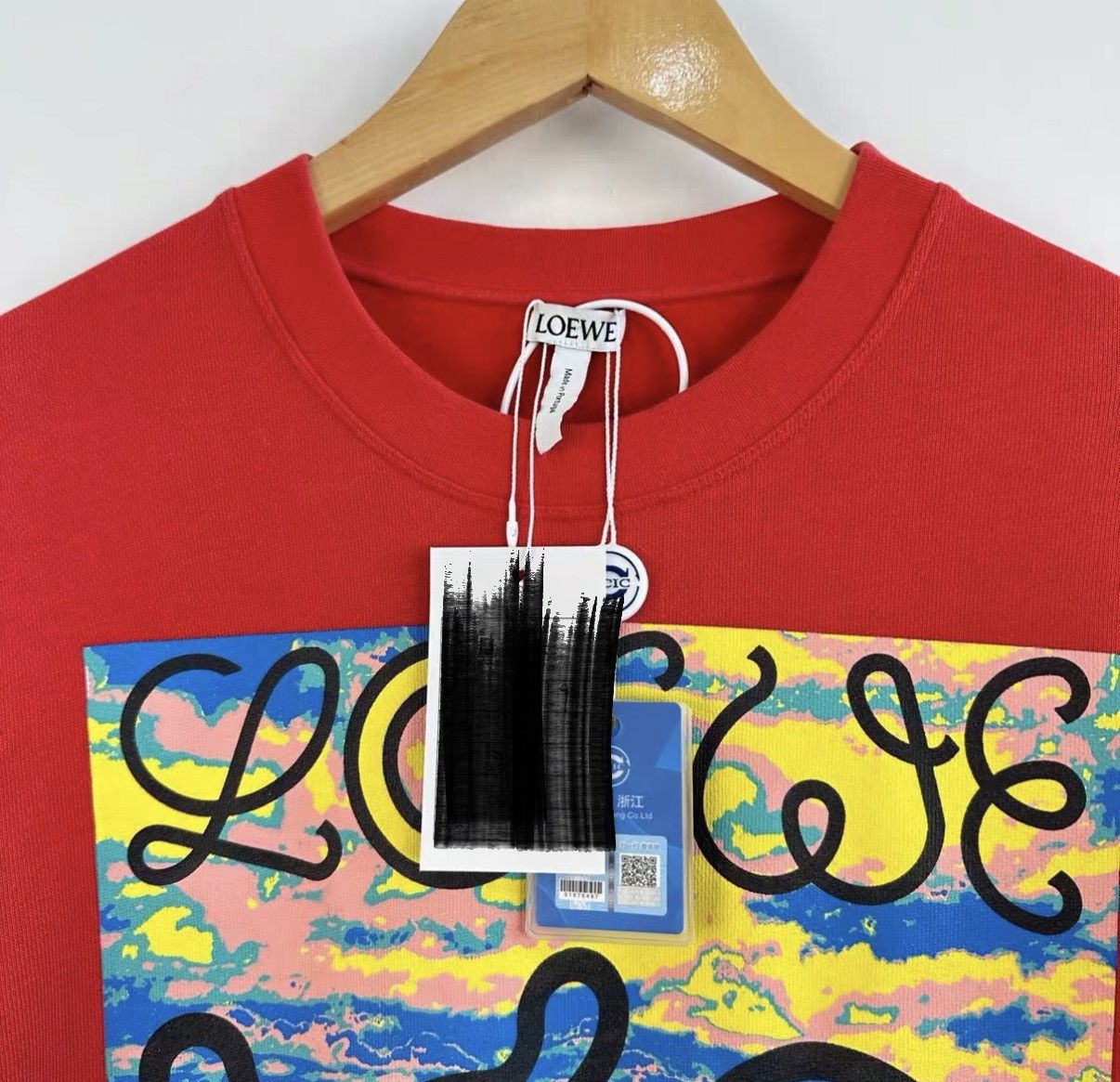 Loewe LOEWE Oil Painting Eyes Crew Neck Sweatshirt J42 Size US S / EU 44-46 / 1 - 3 Thumbnail