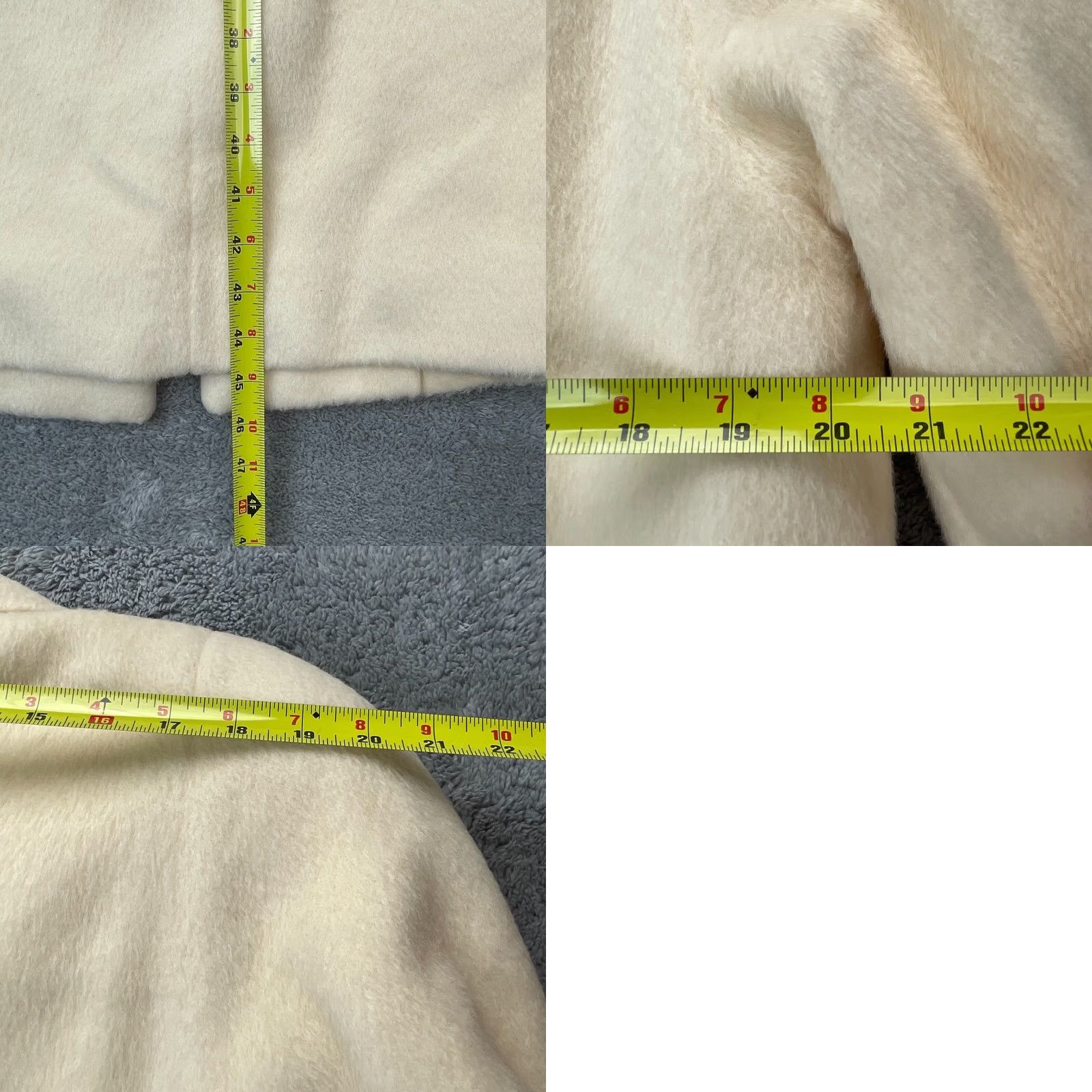 Neiman Marcus VINTAGE Neiman Marcus Coat Womens 12 White Cashmere Cream Trench Jacket Regency Jacket Coat Dresswear Regular Womens Size XL / US 12-14 / IT 48-50 - 9 Thumbnail