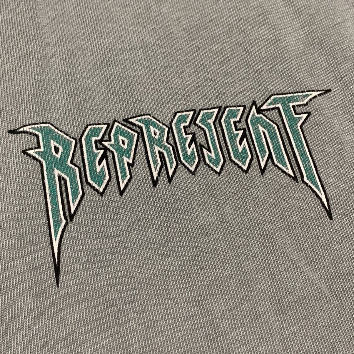 Represent Clo. Represent Medium Rock Logo Ultimate Grey Tee Size US M / EU 48-50 / 2 - 4 Thumbnail