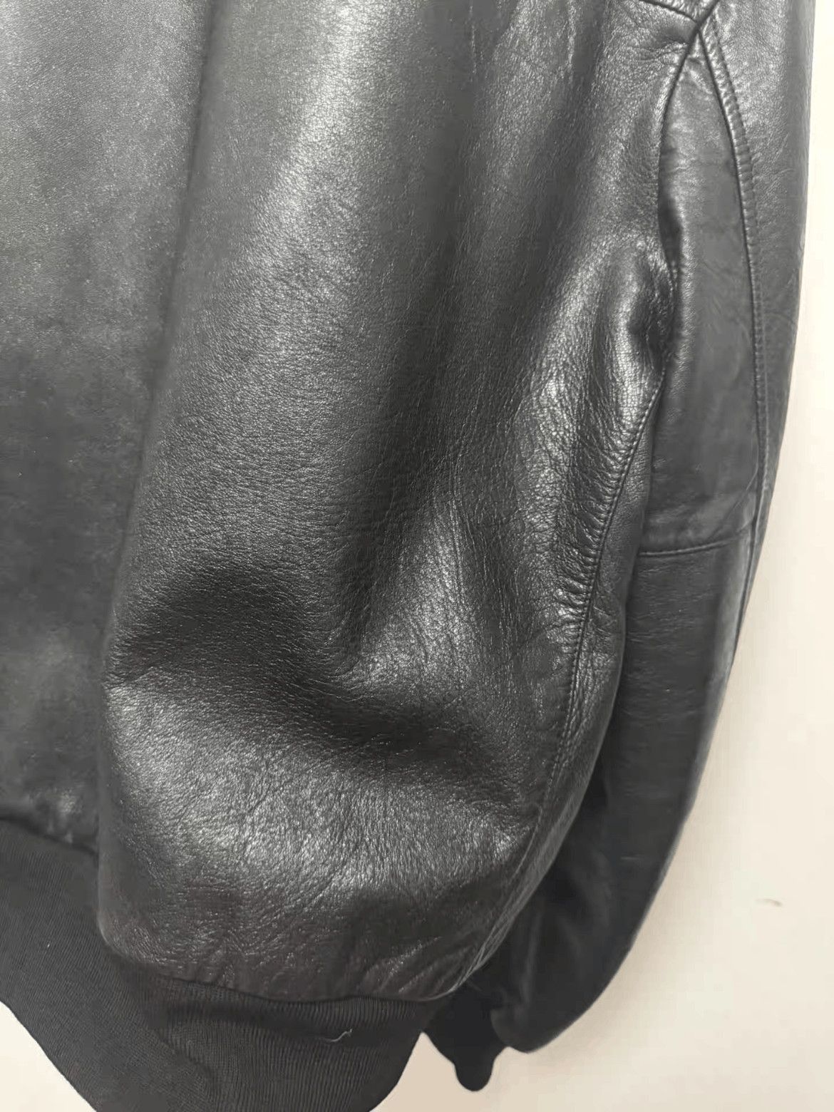 Saint Laurent Paris Sz 46 Saint Laurent Paris by Hedi 16AW Leather Racer Jacket Size US S / EU 44-46 / 1 - 5 Thumbnail