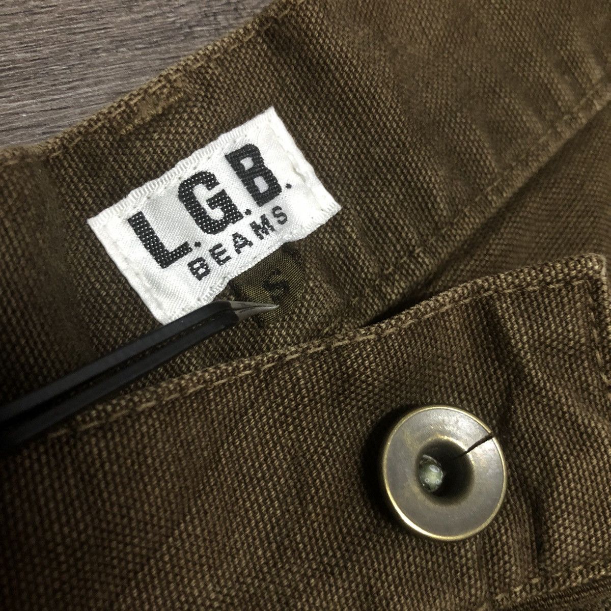Beams Plus × Le Grande Bleu (L.G.B.) × Vintage VINTAGE MANIAC CORP L.G.B x BEAMS RARE DESIGN UNISEX Size US 30 / EU 46 - 1 Thumbnail