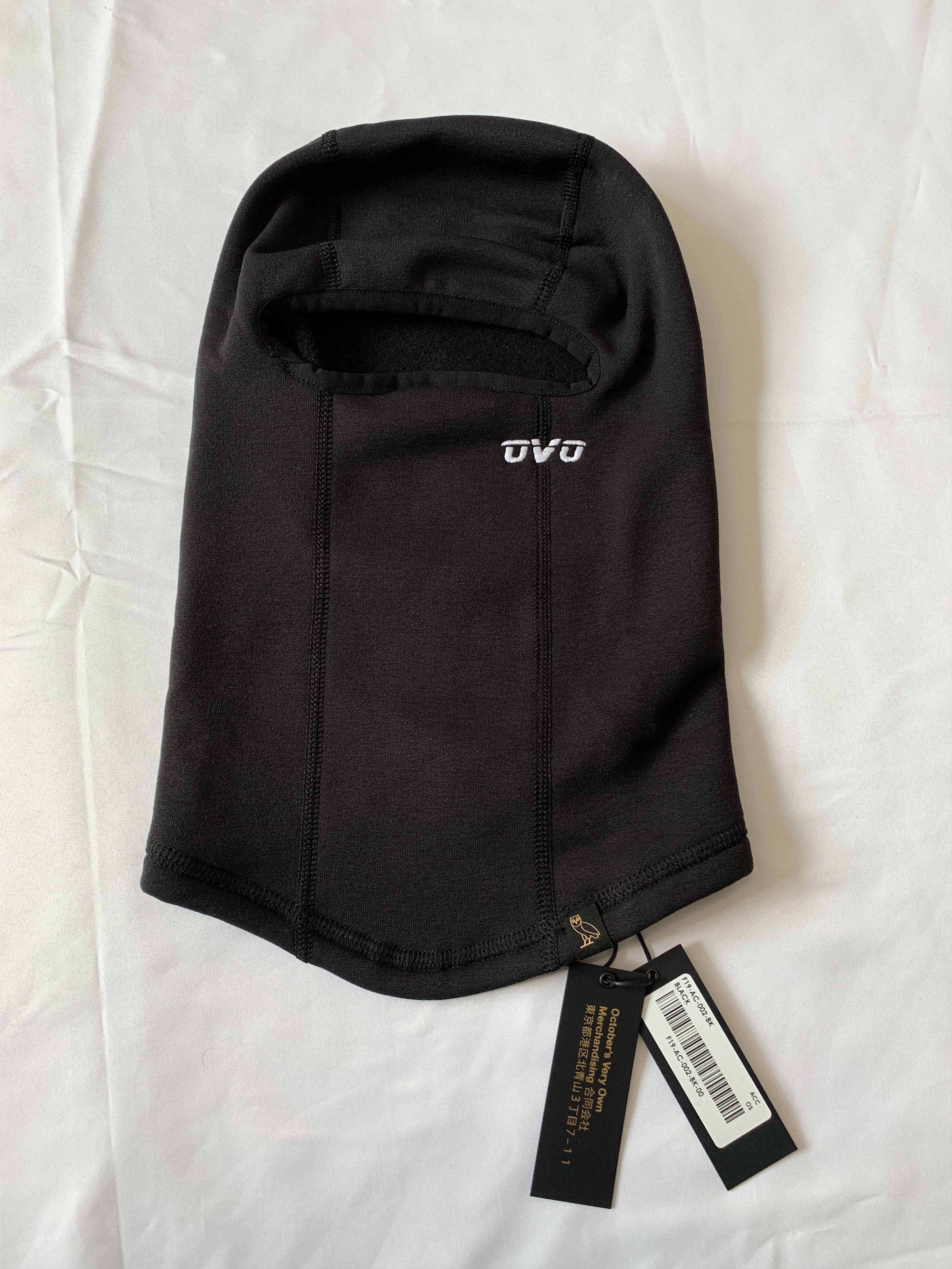 Drake OVO POLARTEC® POWER STRETCH BALACLAVA SKI MASK - BLACK Size ONE SIZE - 2 Thumbnail