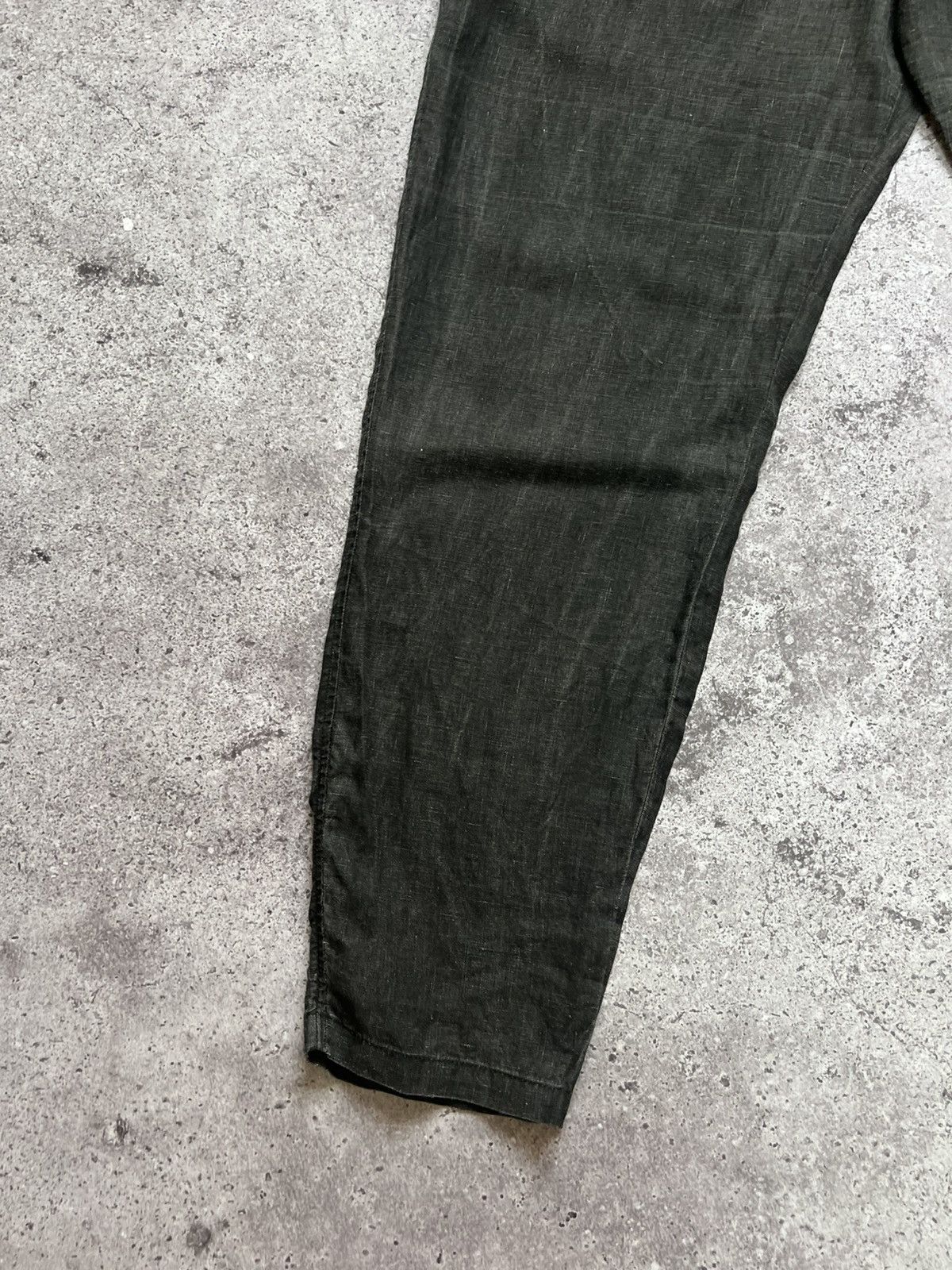 Japanese Brand × OSKA Oska Baggy Linen Pants Trousers Gray Size 26" / US 2 / IT 38 - 8 Thumbnail