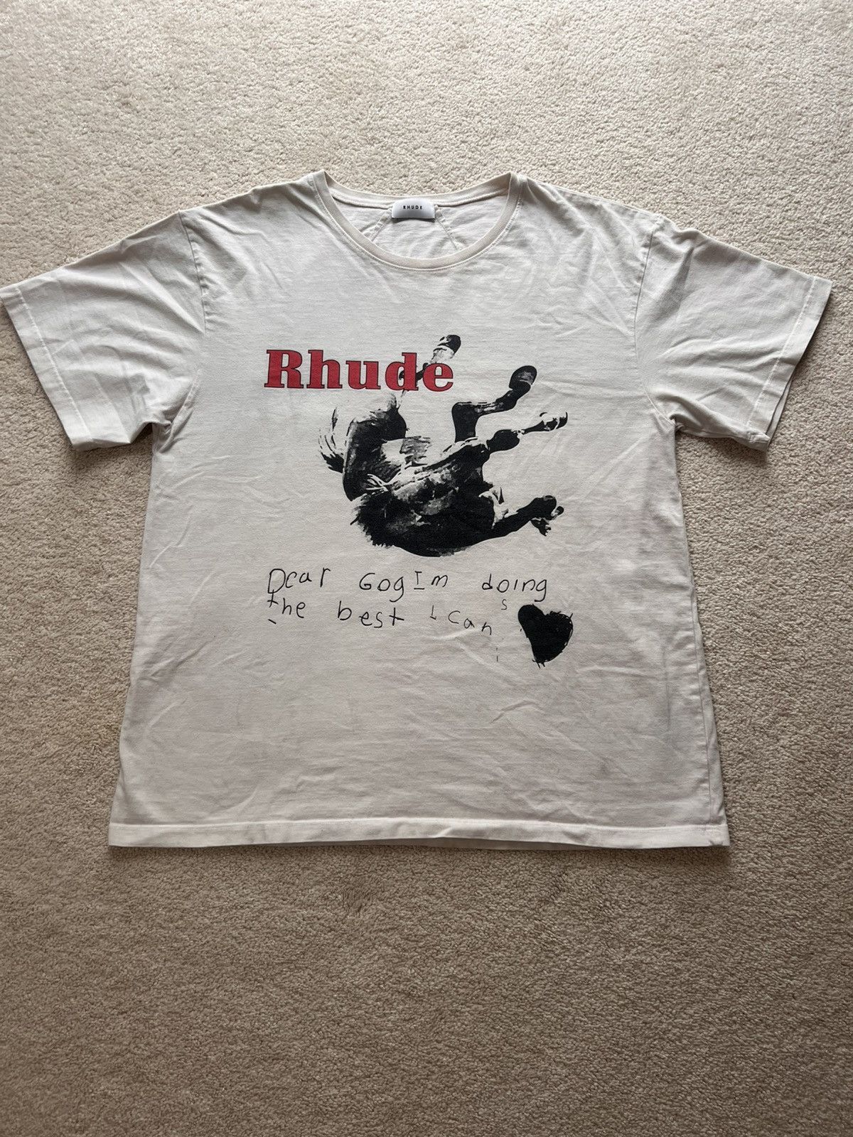 Rhude L Rhude Falling Horse T-Shirt Size US L / EU 52-54 / 3 - 1 Thumbnail