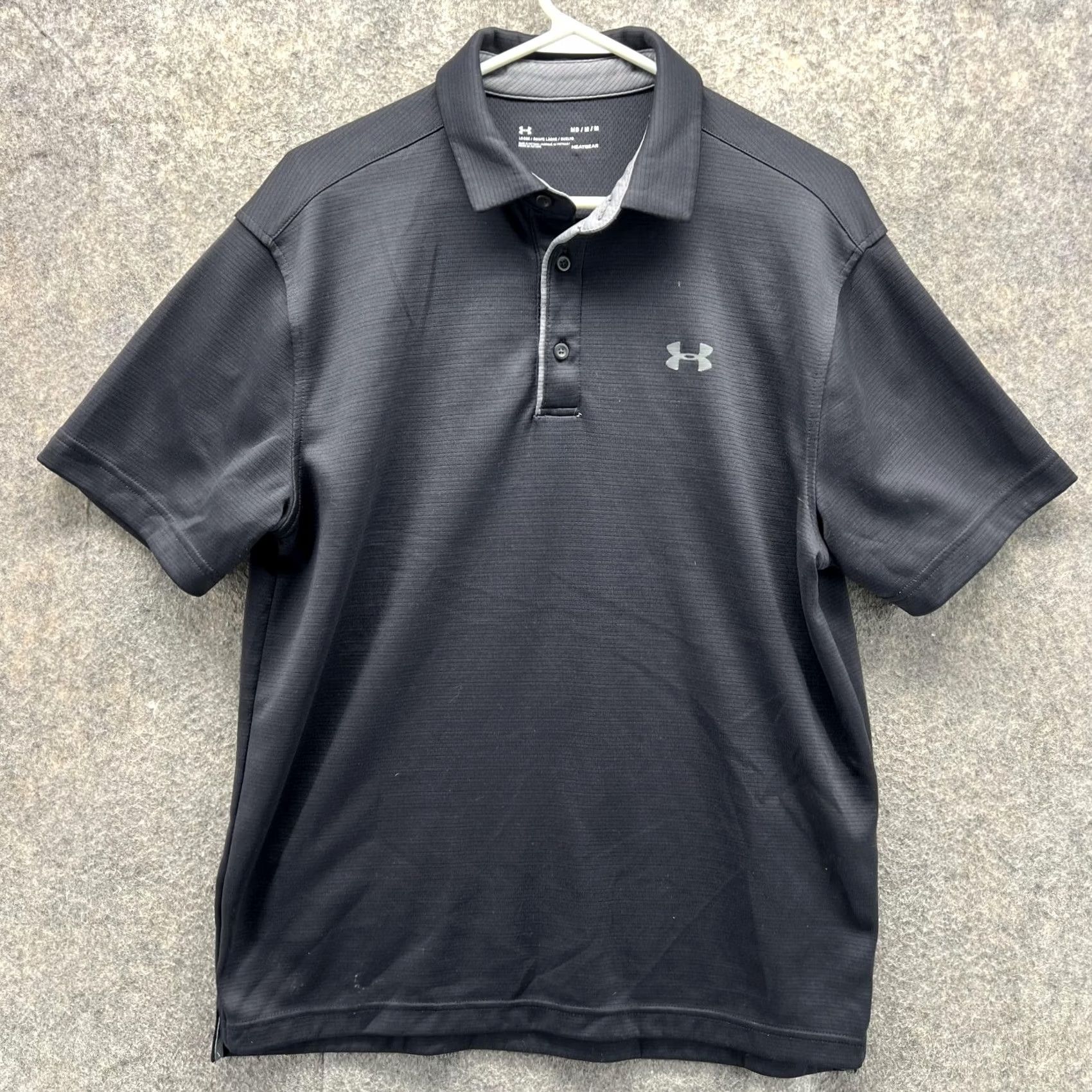 Under Armour Under Armour Polo Shirt Men Medium Adult Black Athletic HeatGear Golf Shirt Short Sleeve Regular Fit Casual Sportswear Vacx? Size US M / EU 48-50 / 2 - 2 Thumbnail