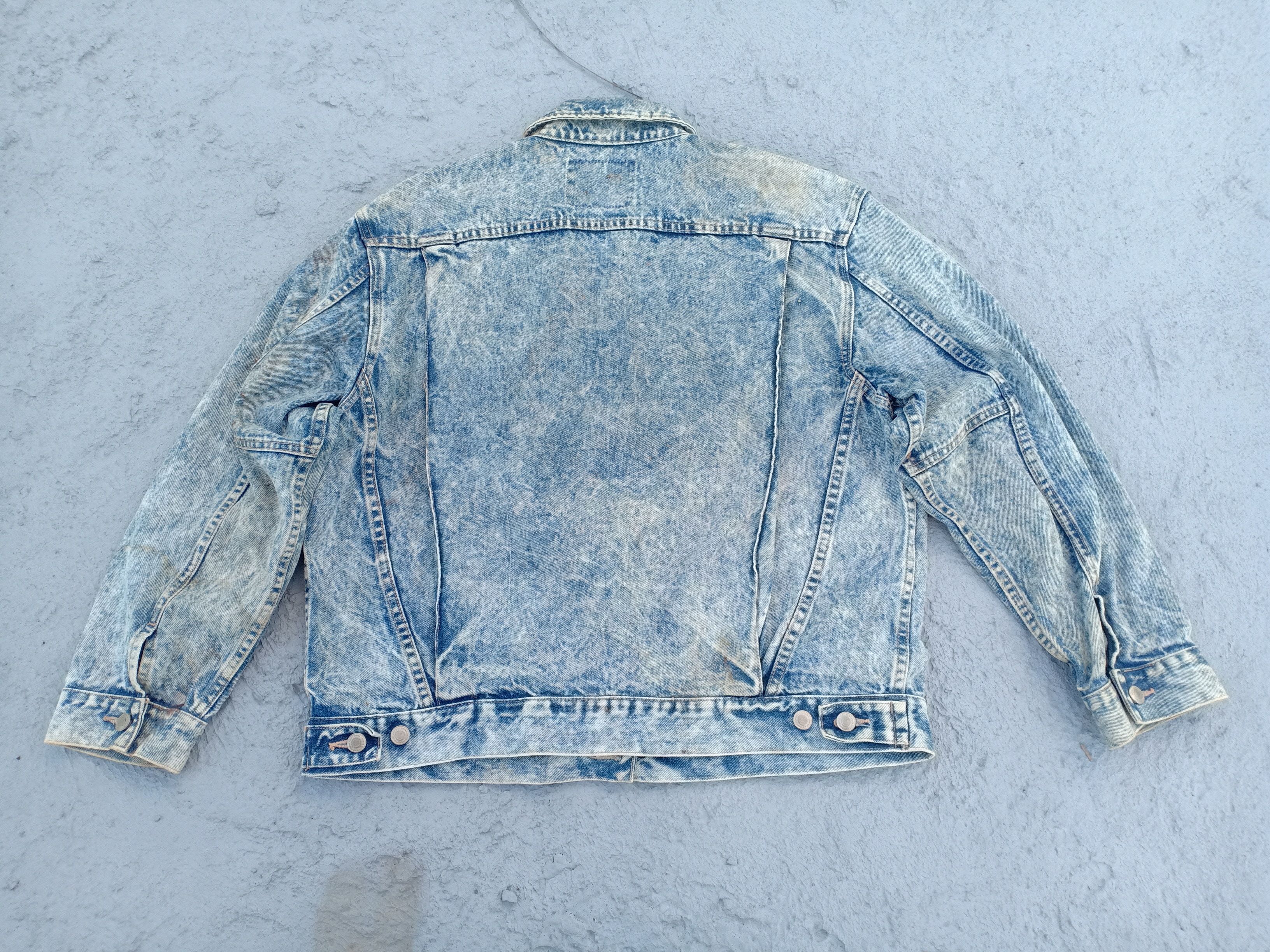 Vintage G.L HEART acid wash jacket Size US L / EU 52-54 / 3 - 2 Thumbnail