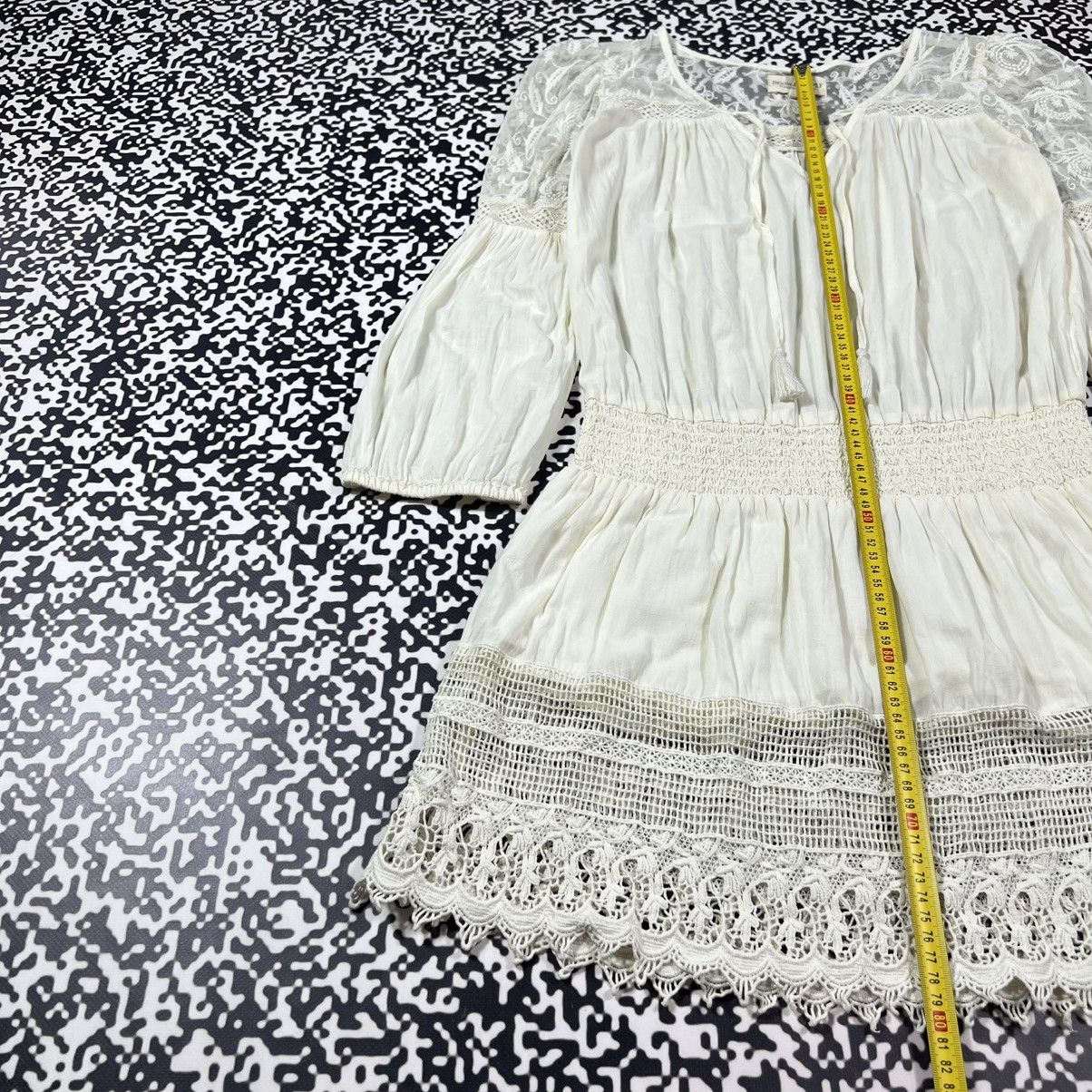 Denim & Supply Ralph Lauren Vintage Y2K Denim & Supple Ralph Lauren Lace Boho Mini Dress Size S / US 4 / IT 40 - 25 Thumbnail