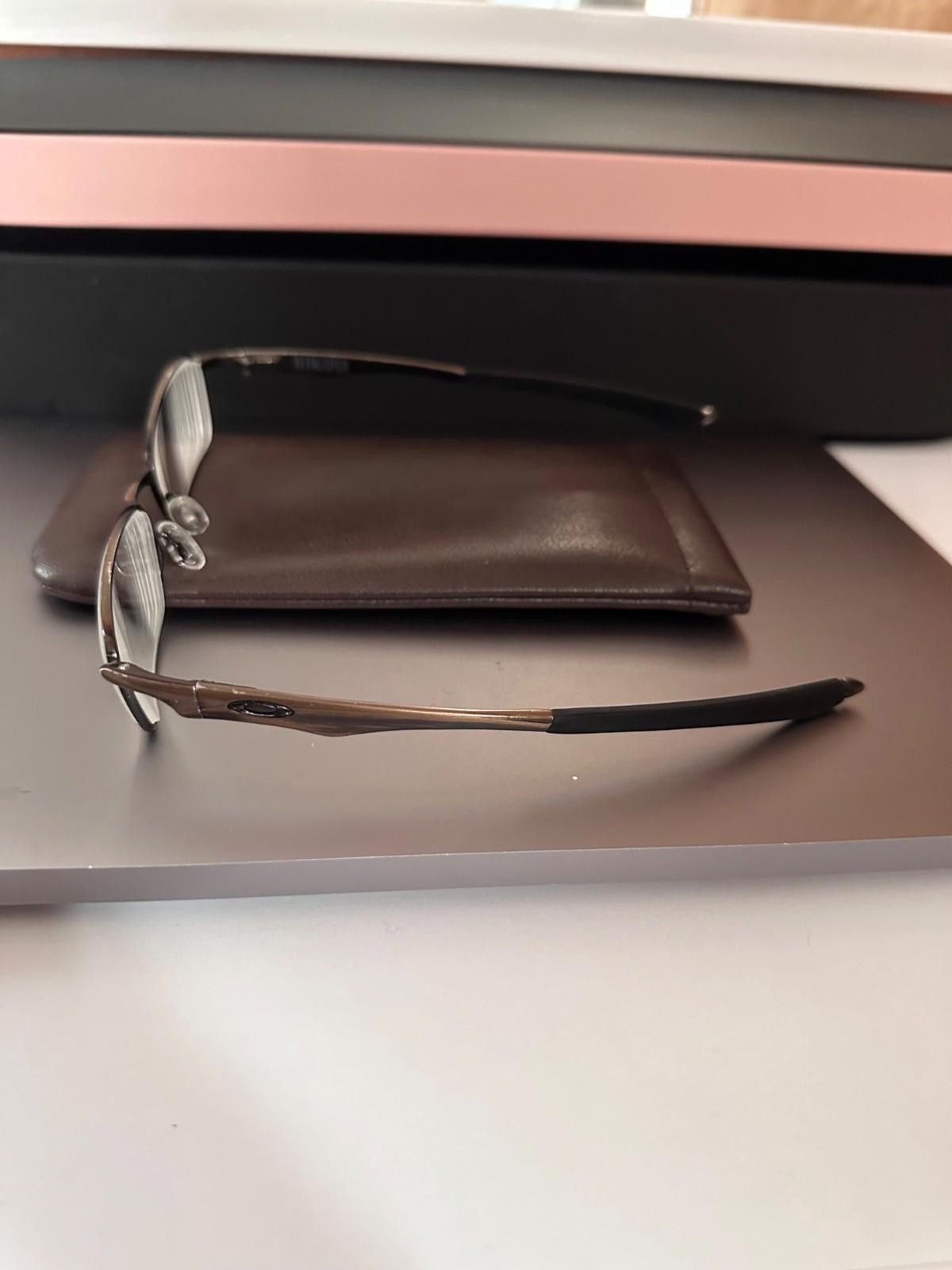 Oakley Oakley Eyeglasses OX5040-0253 Wingspan Brushed Chrome Metal Size ONE SIZE - 4 Thumbnail