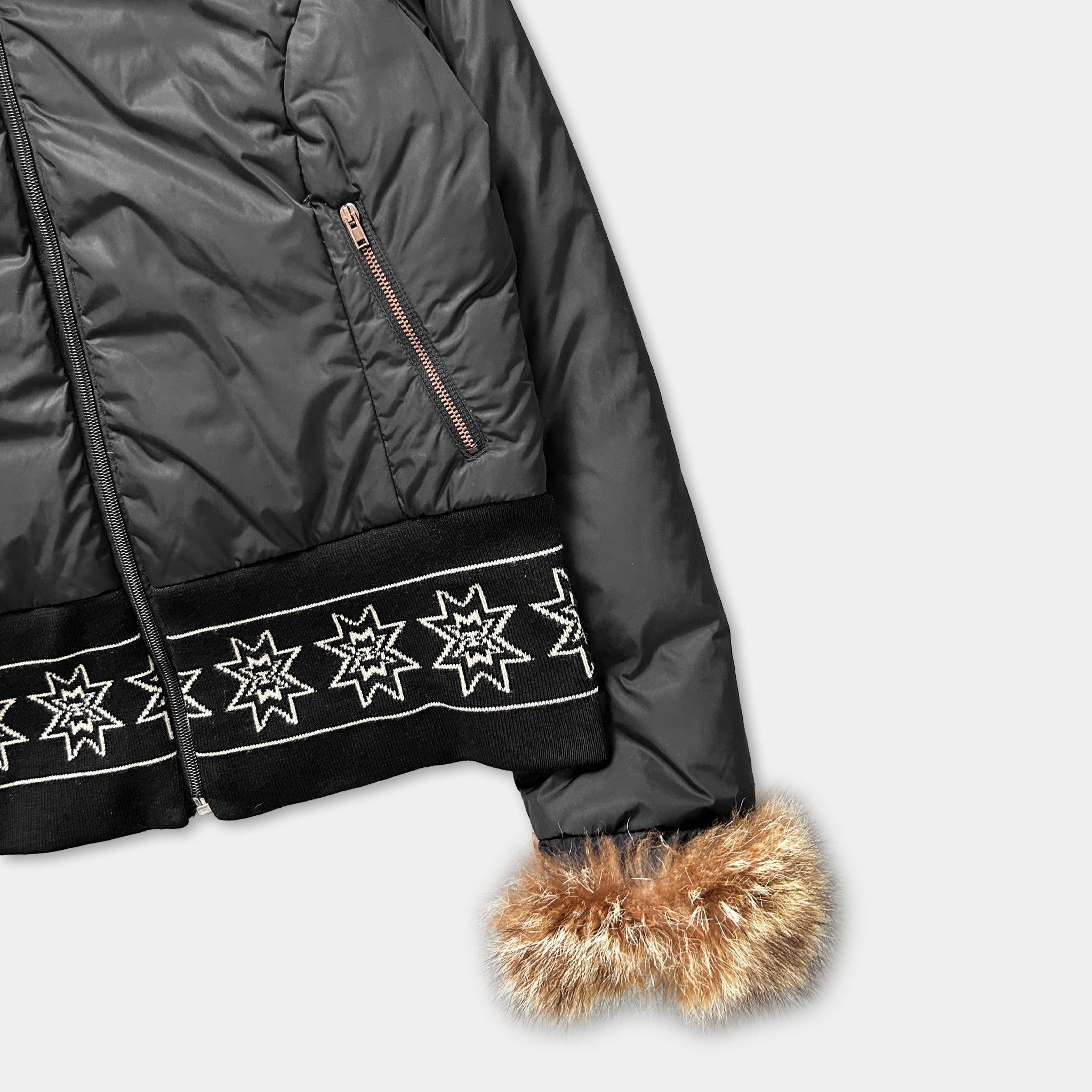 Jean Paul Gaultier Jean Paul Gaultier Fur Hooded Jacket Black Size US XS / EU 42 / 0 - 2 Thumbnail