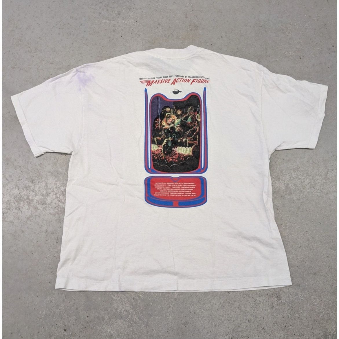 Vintage Vintage Rare 90s Massive Action Figure Toy Promo t-shirt Size US L / EU 52-54 / 3 - 1 Thumbnail