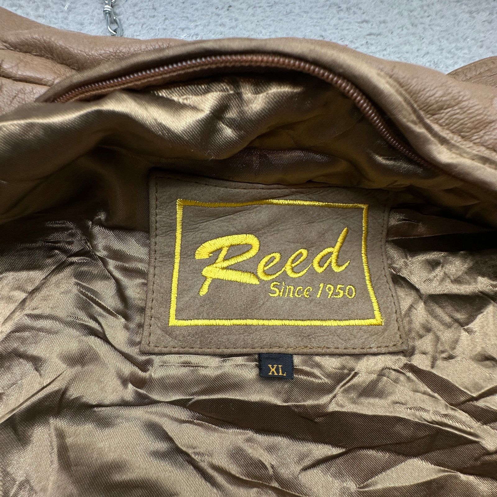 Reed Vintage Reed Leather Barn Chore Coat Jacket XL Khaki Butter Size US XL / EU 56 / 4 - 3 Thumbnail