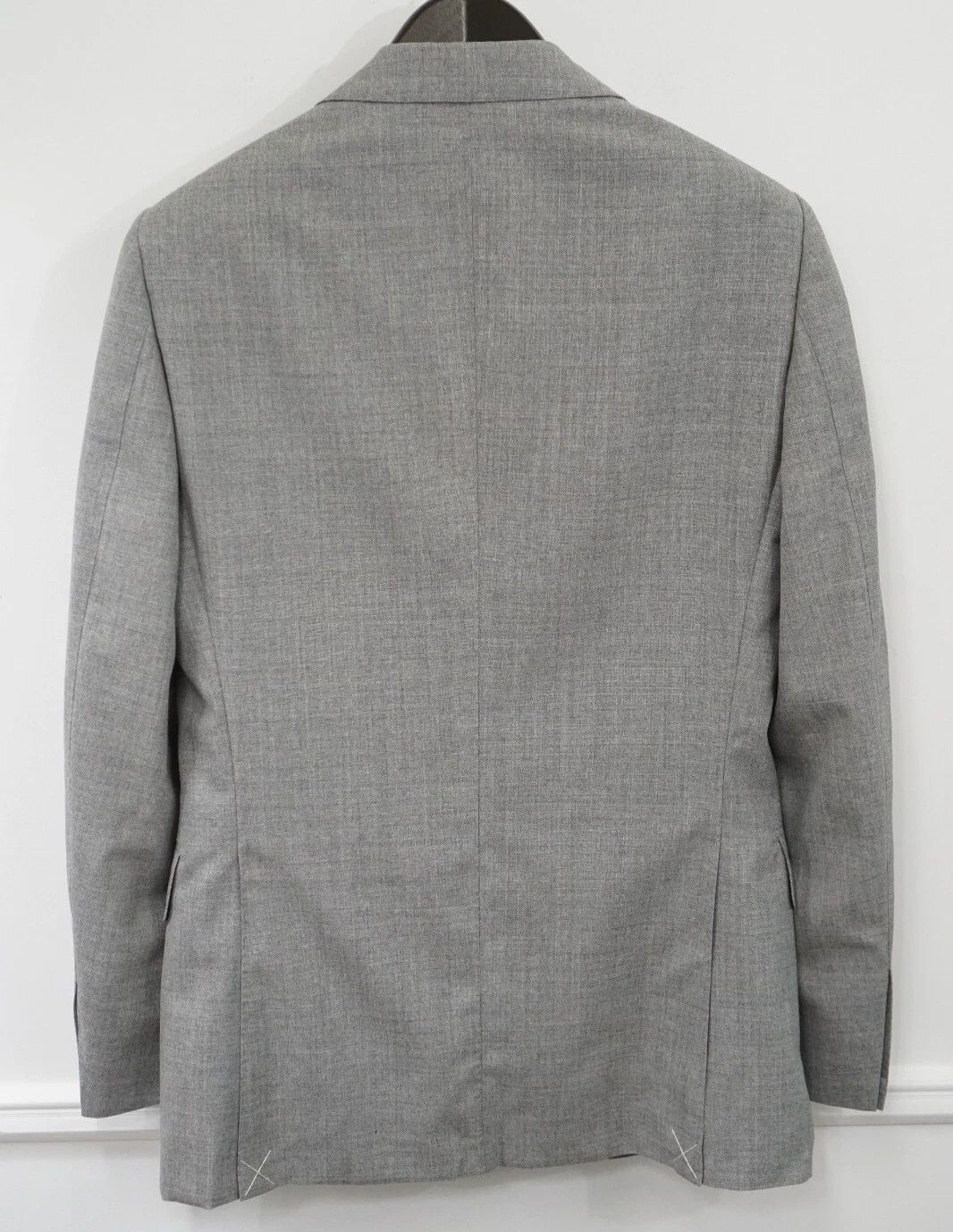 Suitsupply Men Suitsupply Blazer Lazio Wool Grey Vitale Barberis US40 Size 40R - 2 Thumbnail