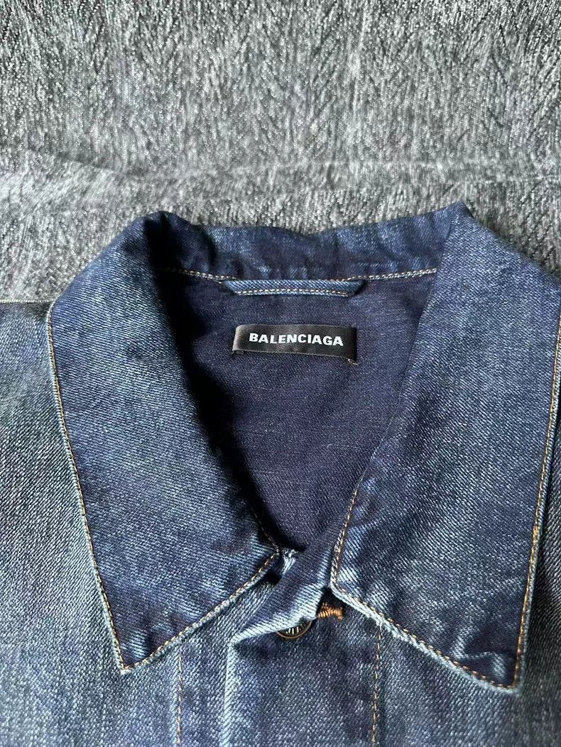 Balenciaga Balenciaga Denim Jacket FBI Style-2505 Size US L / EU 52-54 / 3 - 3 Thumbnail