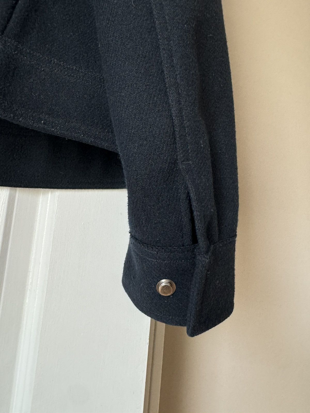 H&M A/W 2016 H&M Studio Wool Trucker Jacket Frayed Size US L / EU 52-54 / 3 - 5 Thumbnail