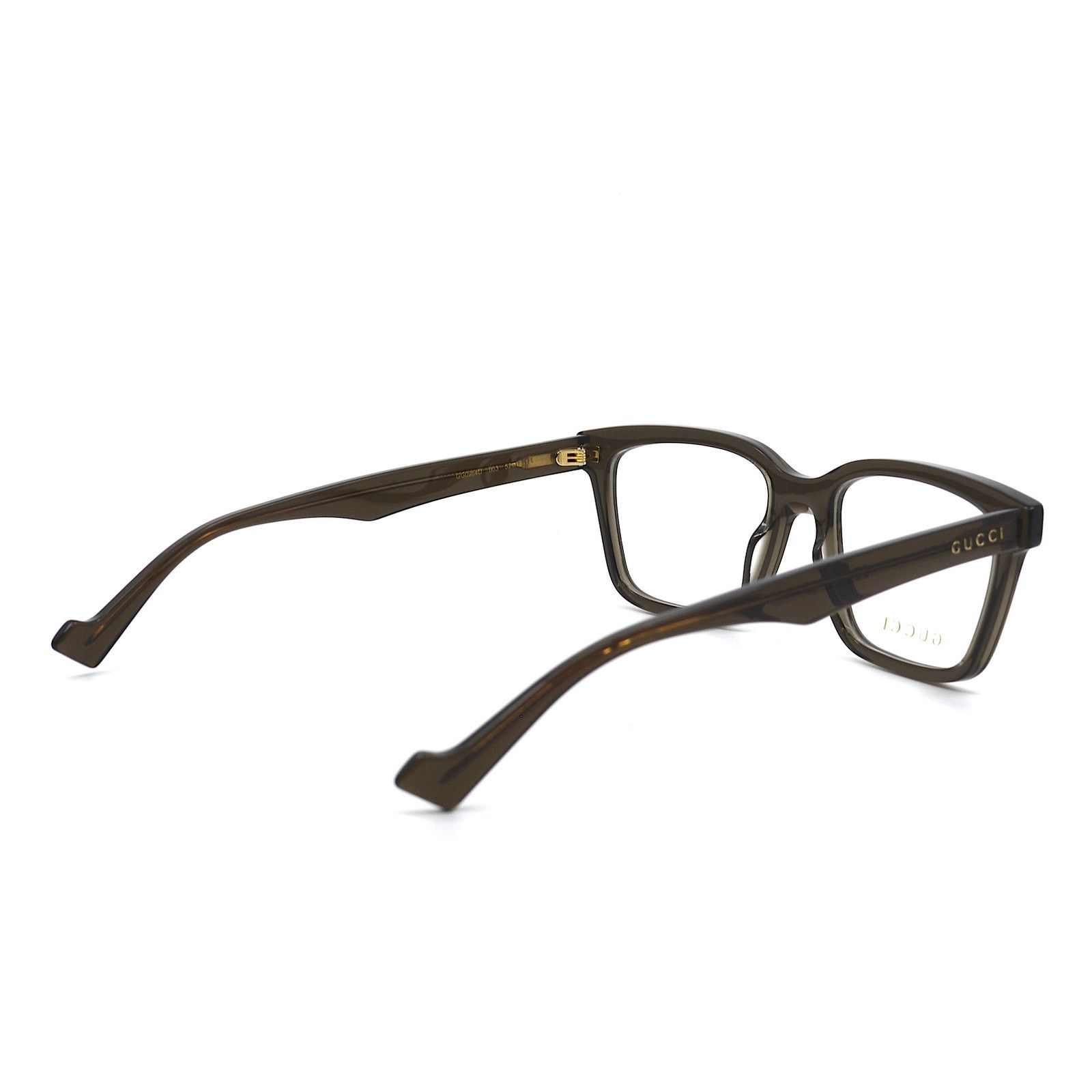 Gucci NEW Gucci GG0964O 003 Grey Transparent Authentic Eyeglasses Size ONE SIZE - 7 Thumbnail