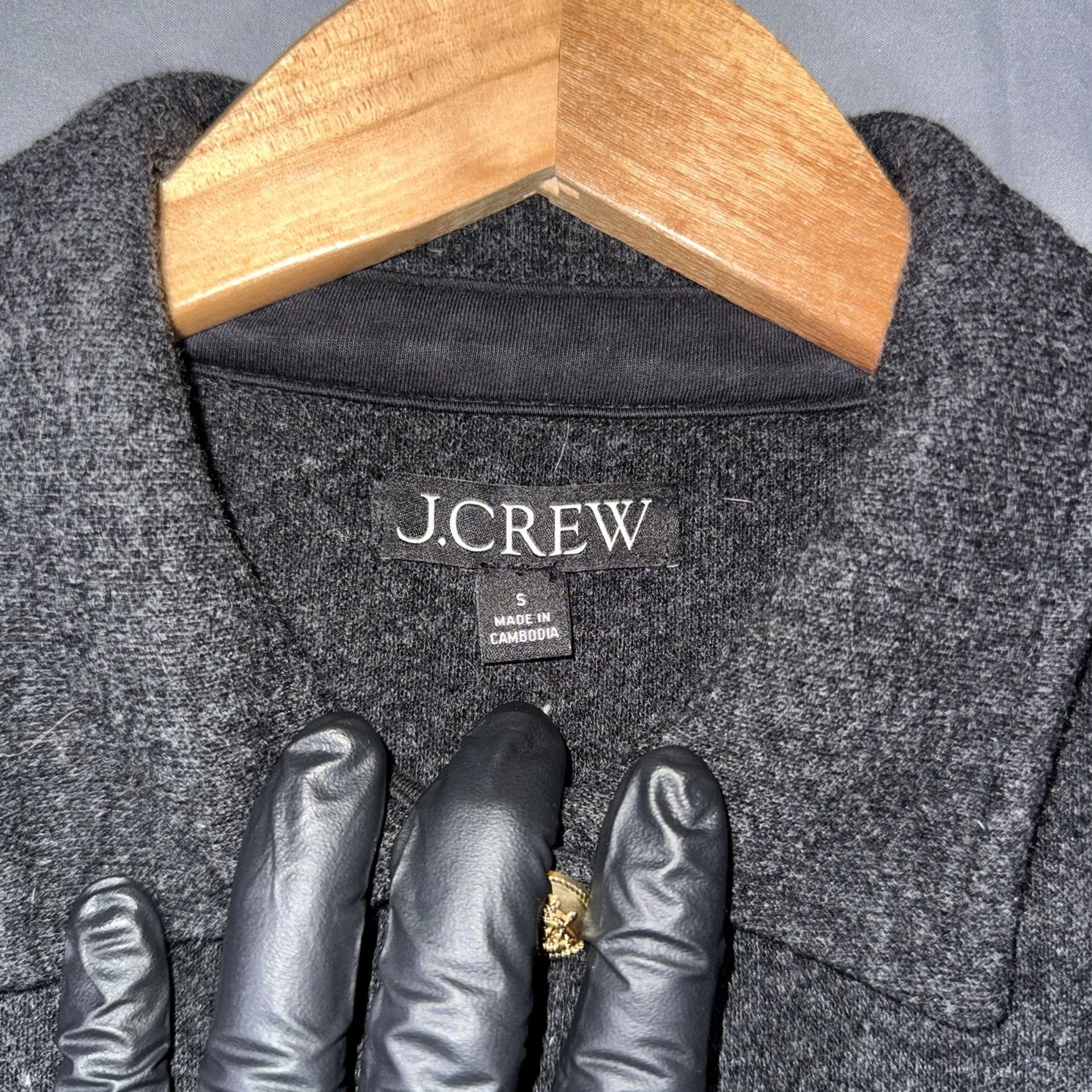 J.Crew J.Crew Jacket Mens Small Gray Wool Military Shirt Jacket Button Front Casual Size US S / EU 44-46 / 1 - 3 Thumbnail