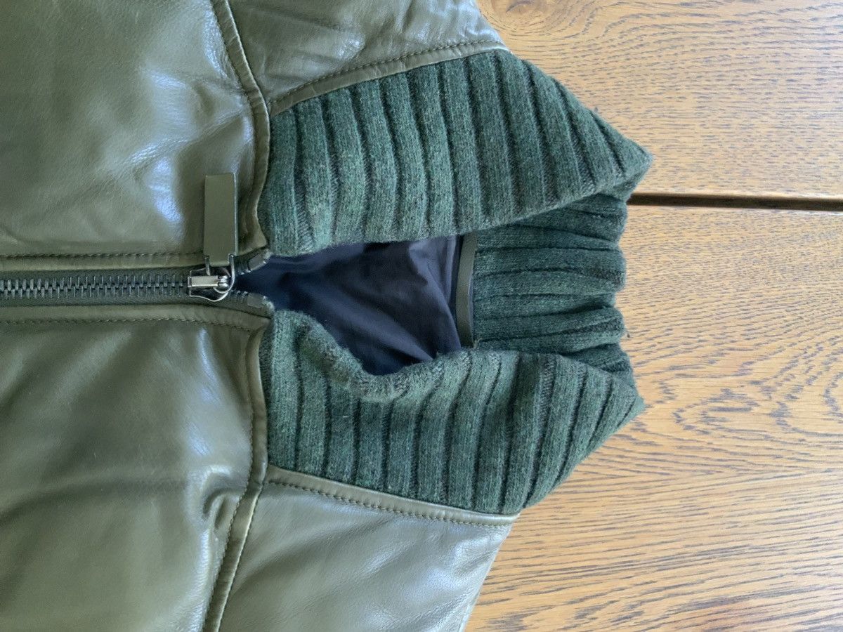 Berluti Haider Ackermann Camo green Calf leather vest Size US M / EU 48-50 / 2 - 5 Thumbnail