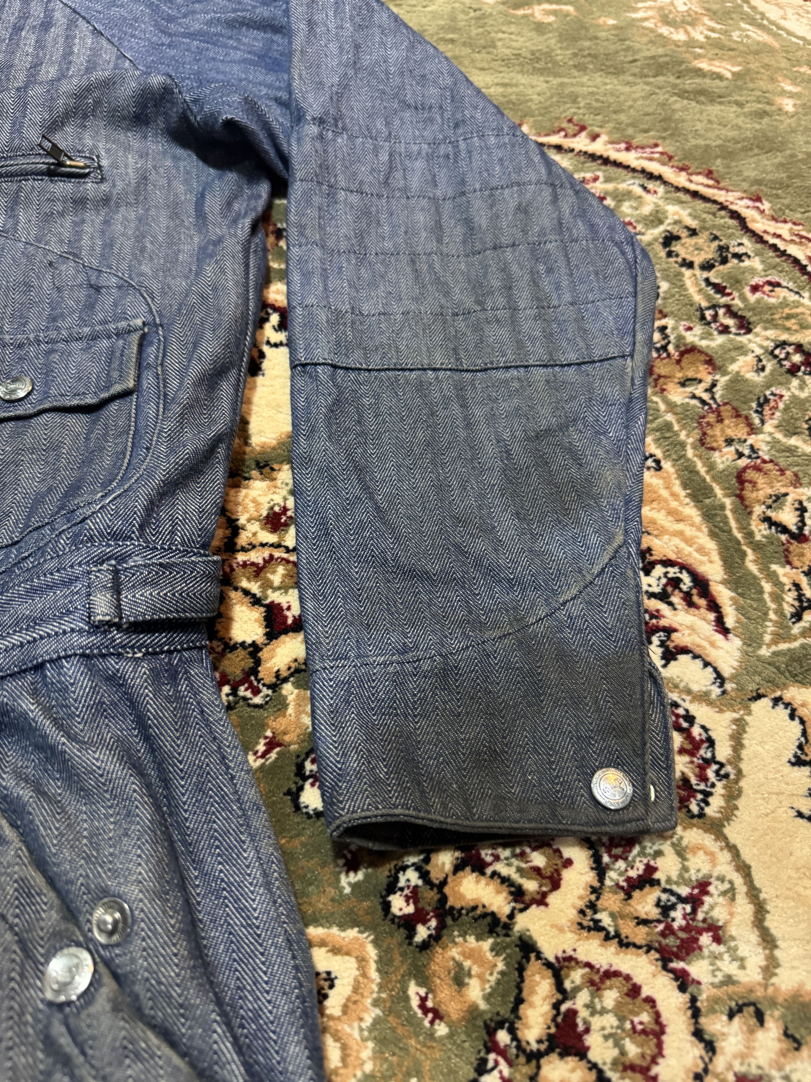 Sports Specialties × Vintage Vintage Pick-Up HBT Denim Coveralls Drag Racing Preview Size US 35 - 7 Thumbnail