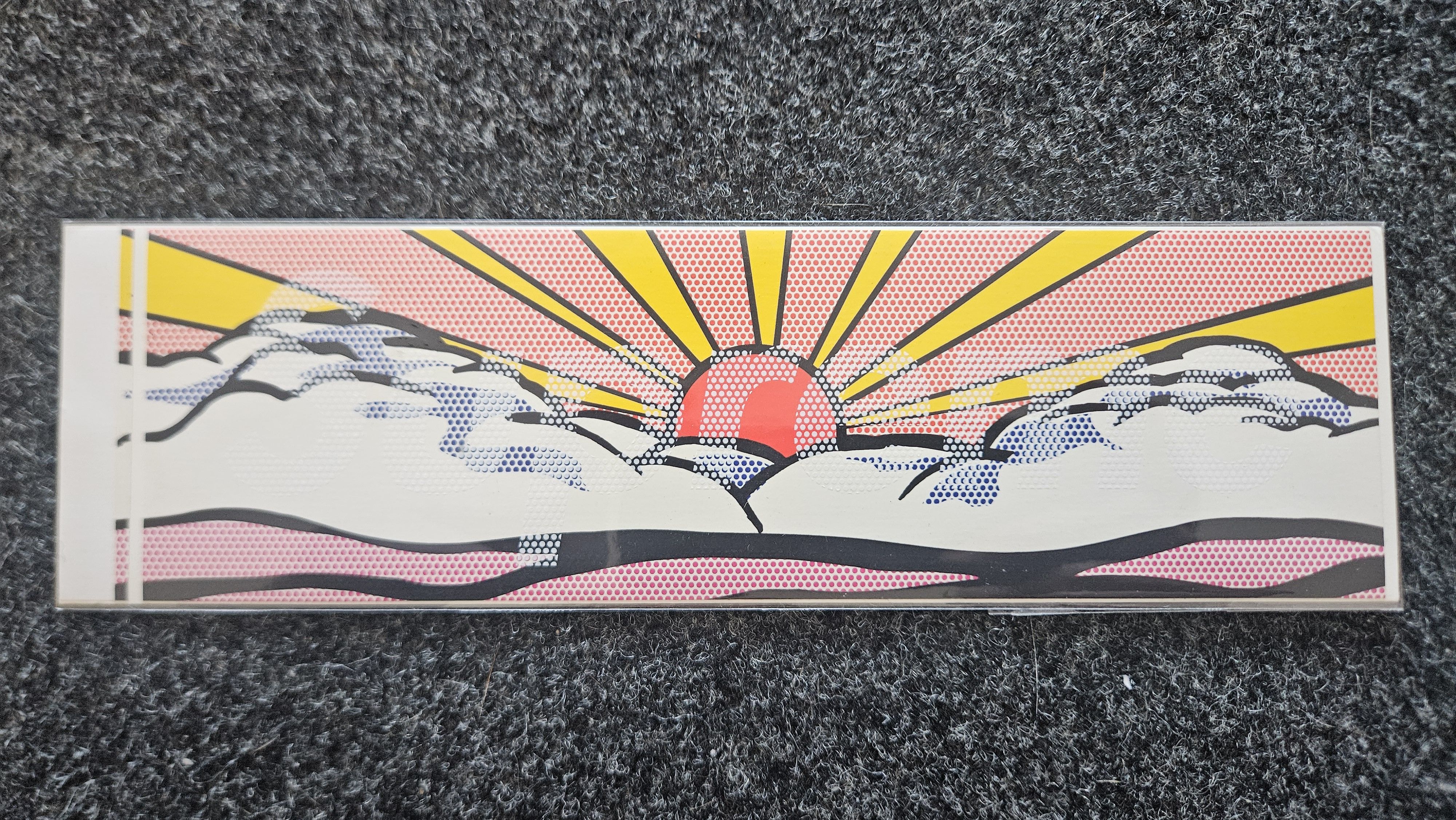 SUPREME Roy Lichtenstein Box Logo Sticker SS06