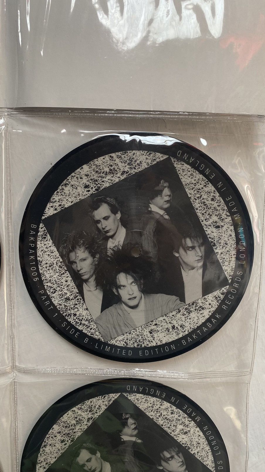The Cure × Vintage Vintage The Cure Vinyl Interview Size ONE SIZE - 8 Thumbnail