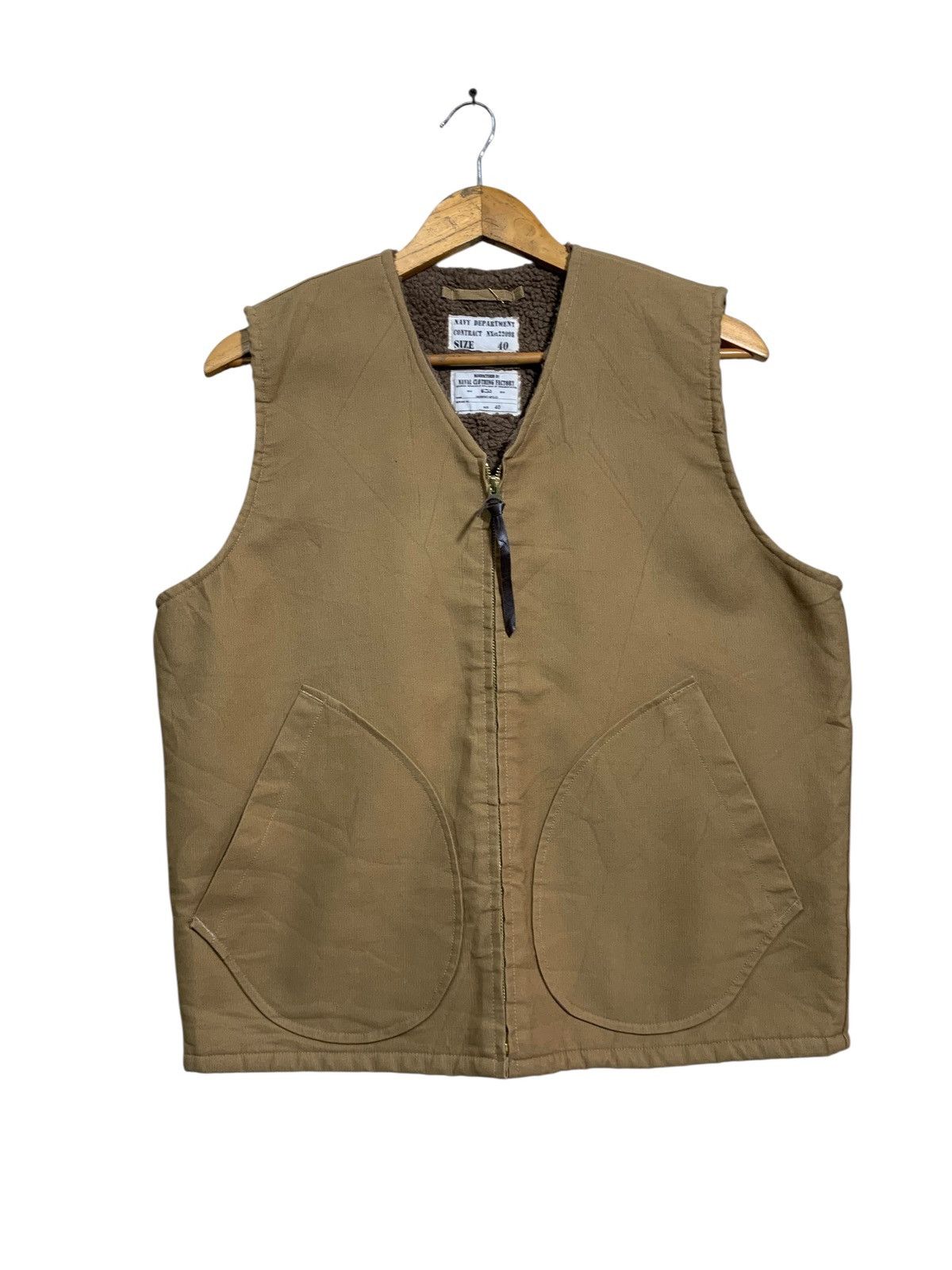 Buzz Rickson's 🔥USN DECK VEST JACKETS Size US M / EU 48-50 / 2 - 1 Thumbnail