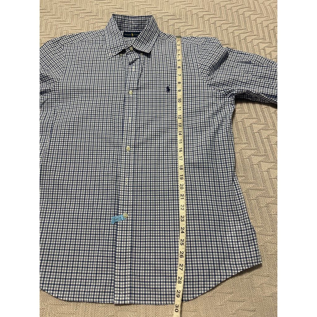 Ralph Lauren Ralph Lauren blue plaid button down size L Size US L / EU 52-54 / 3 - 8 Thumbnail