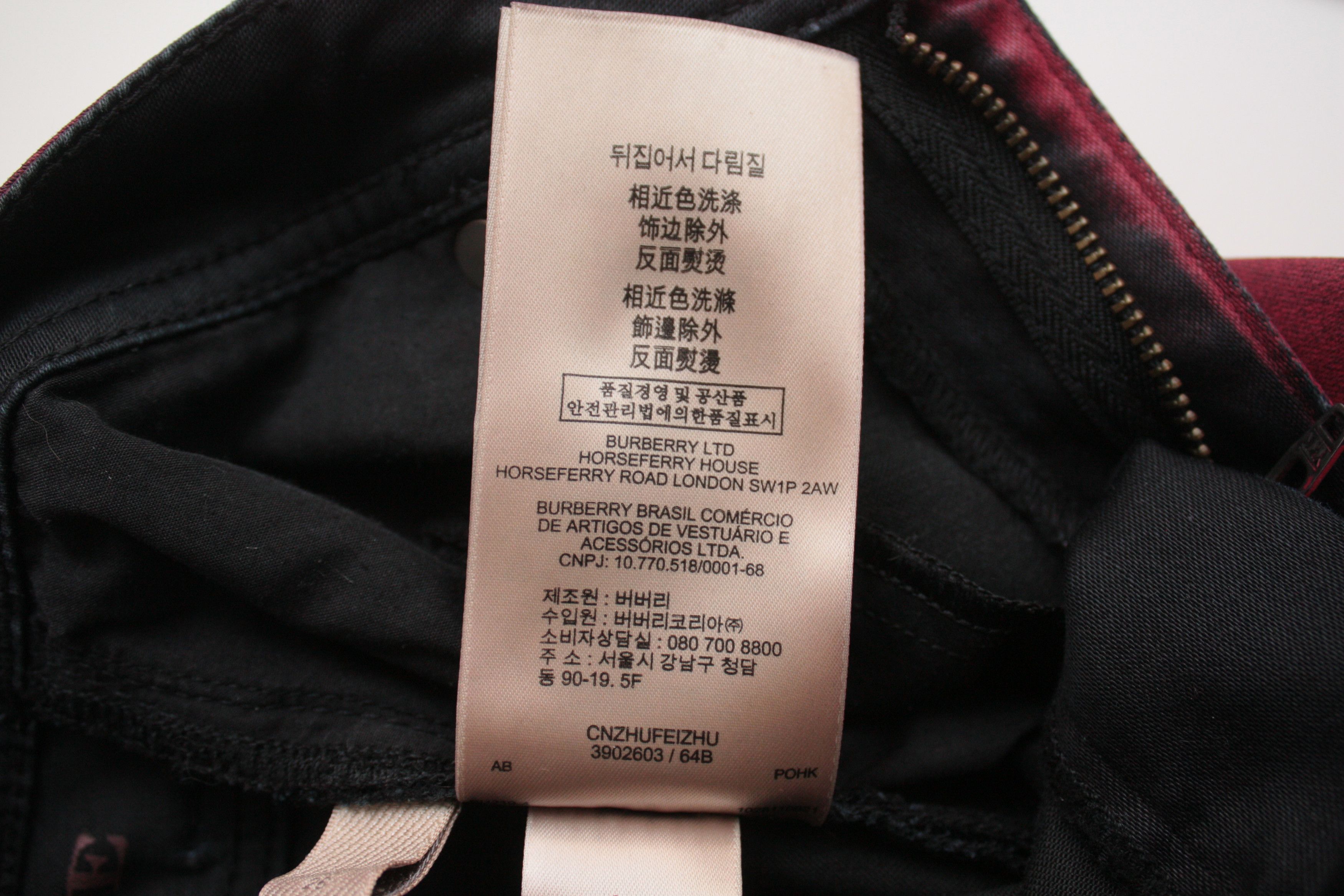 Burberry Burberry Brit Westbourne Skinny Ankle Red Denim Pants W26 Size 26" / US 2 / IT 38 - 7 Thumbnail