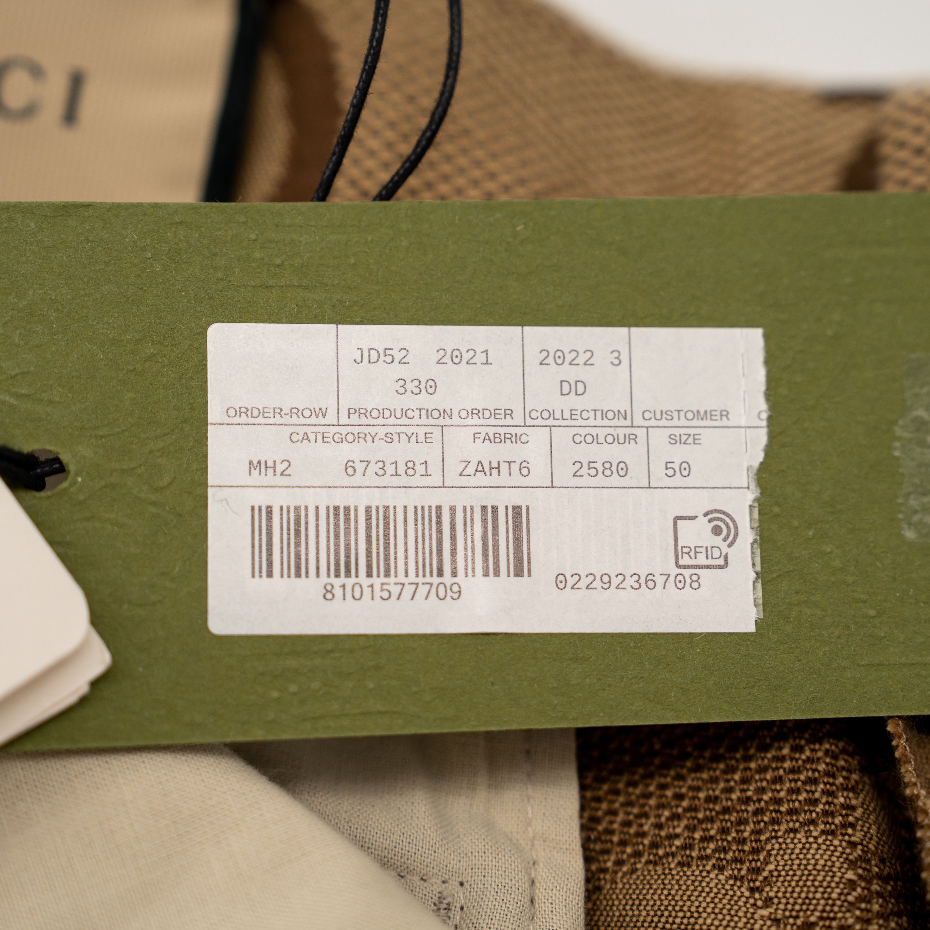 Gucci 50 L Gucci GG Canvas Beige Shorts Men Brown Wide Leg Size US 34 / EU 50 - 9 Thumbnail
