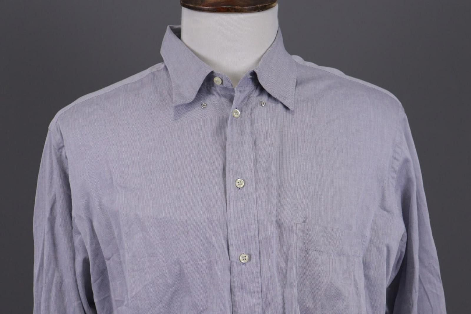 Armani Vintage Girgio Armani Le Collezioni Down Shirt Size 44 Size US M / EU 48-50 / 2 - 2 Thumbnail