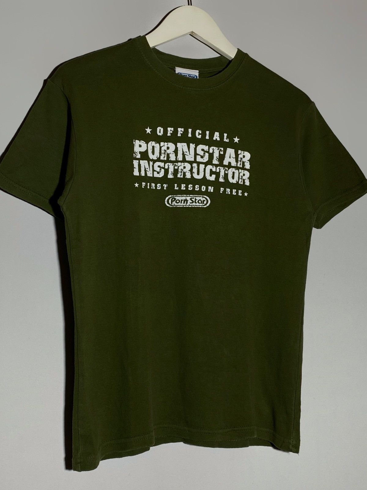 Vintage PornStar Instructor “First Lesson Free” y2k skate grunge tee Size US S / EU 44-46 / 1 - 3 Thumbnail