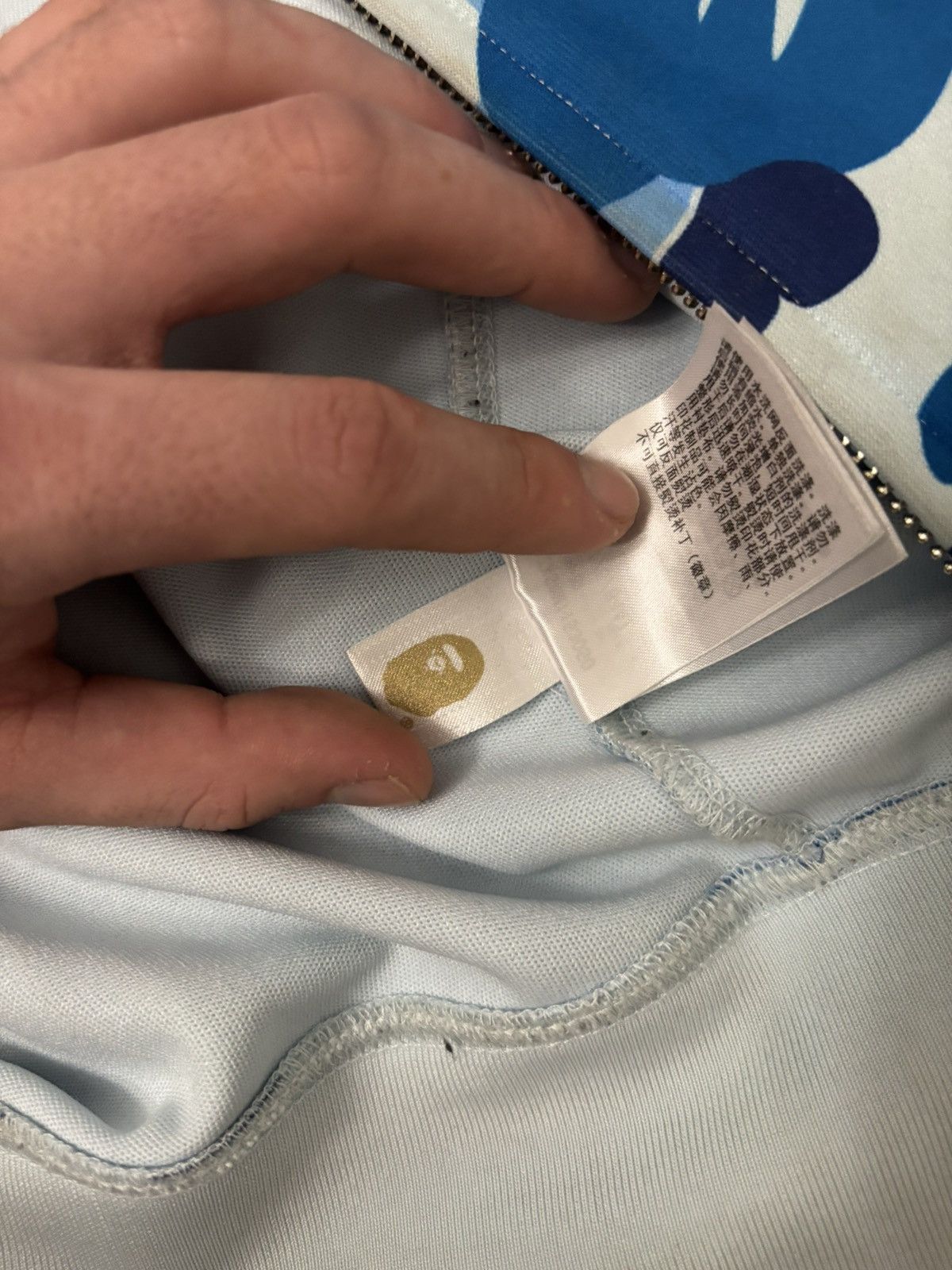 Bape Bape 2025 blue ABC shark zip Size US L / EU 52-54 / 3 - 7 Thumbnail