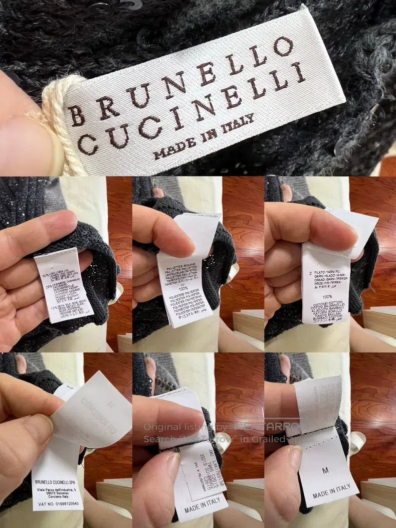 Brunello Cucinelli Brunello Cucinelli Sequin Short Sleeve Size M / US 6-8 / IT 42-44 - 6 Thumbnail