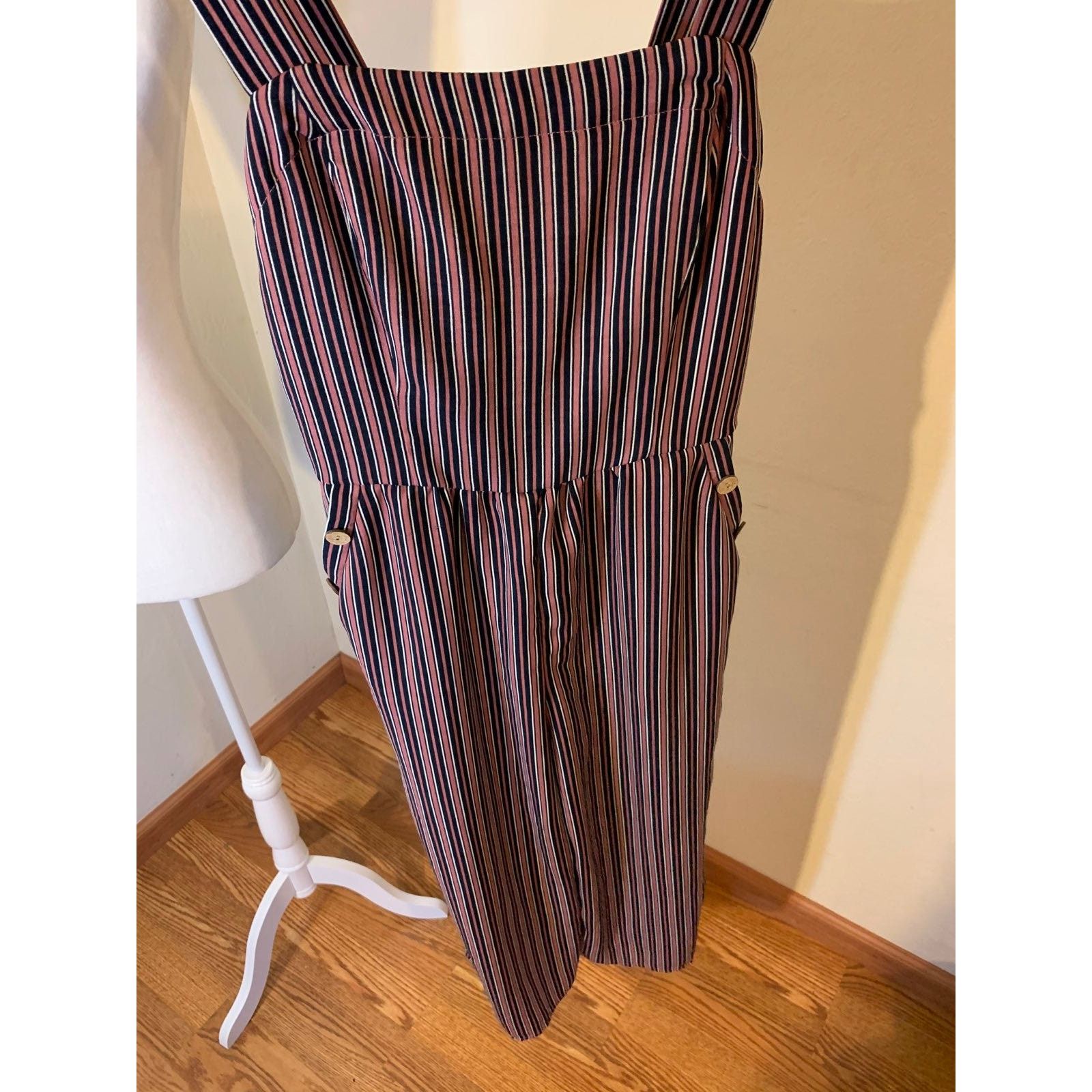 Other Women's Striped Cropped Jumpsuit - Size M Size 30" / US 8 / IT 44 - 6 Thumbnail