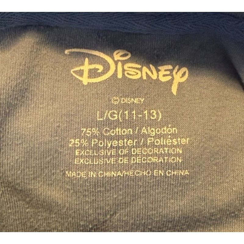 Disney Disney Stitch Hoodie Sweatshirt Women Large Blue Velour Crop Size L / US 10 / IT 46 - 5 Thumbnail