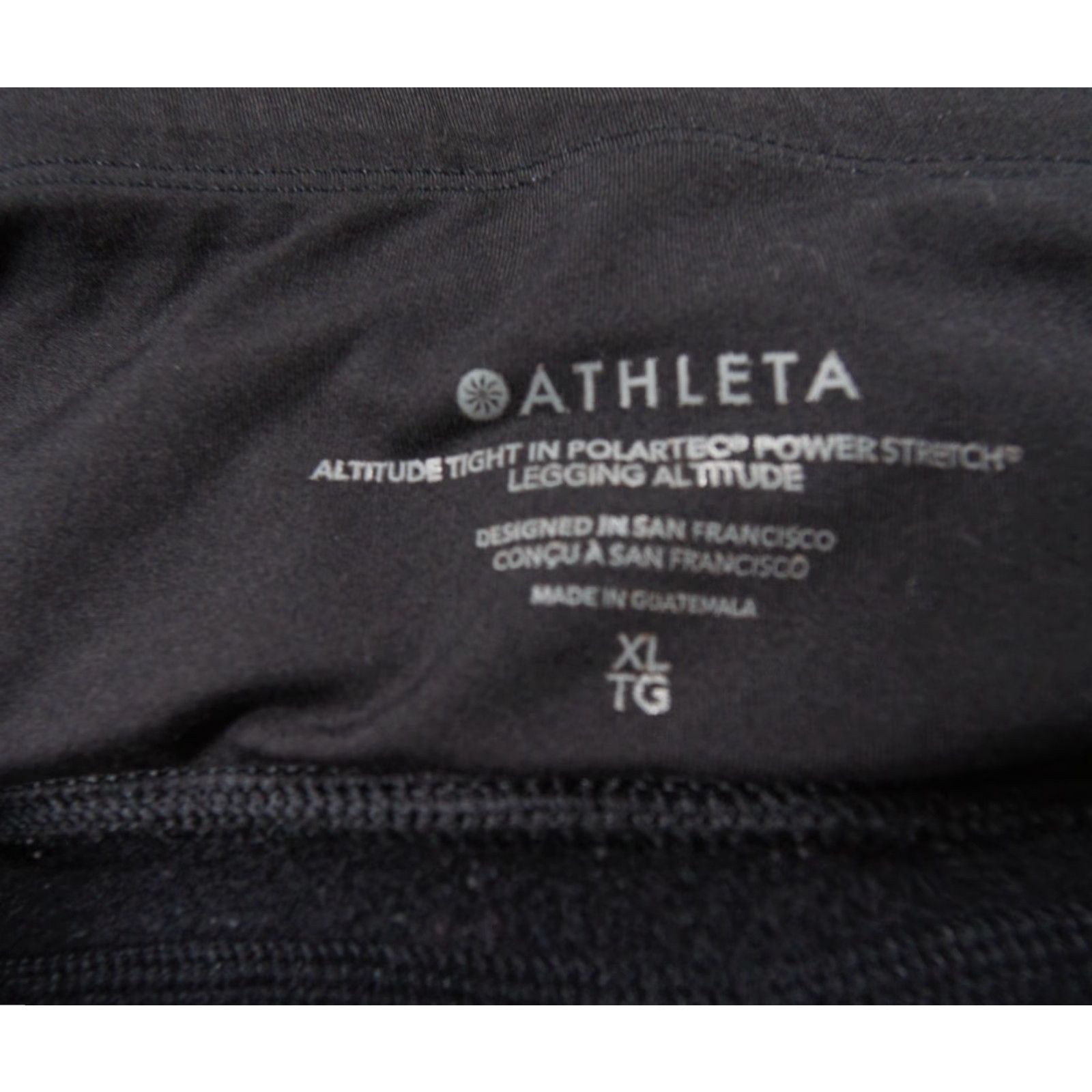 Athleta **Black Polartec Fleece XL Athleta Legging** User: **Altitude Black Polartec Fleece XL Athleta Legging** Size 40" / US 18 - 5 Thumbnail