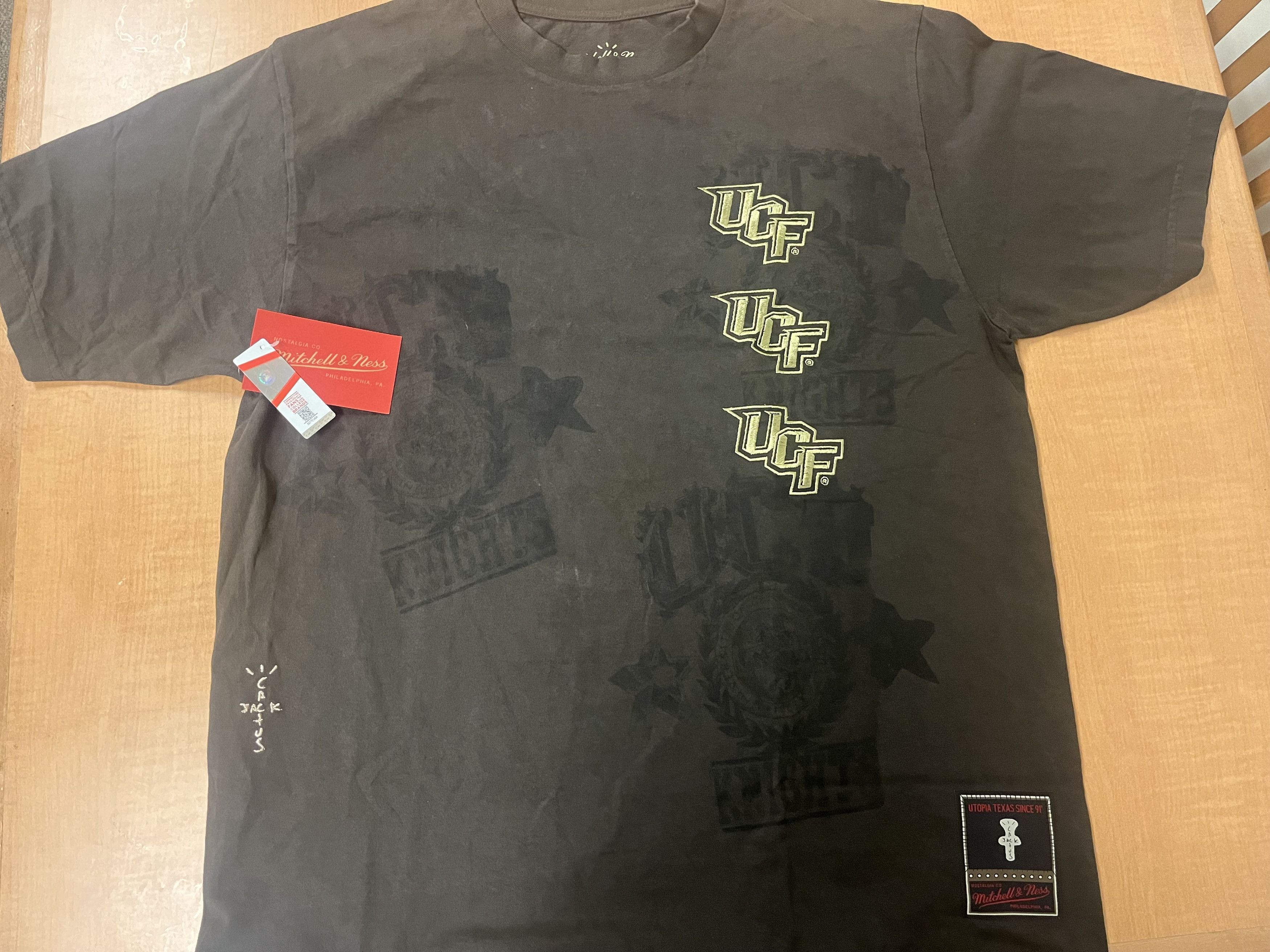 image of Travis Scott X Ucf Shirt in Brown, Men's (Size Large)