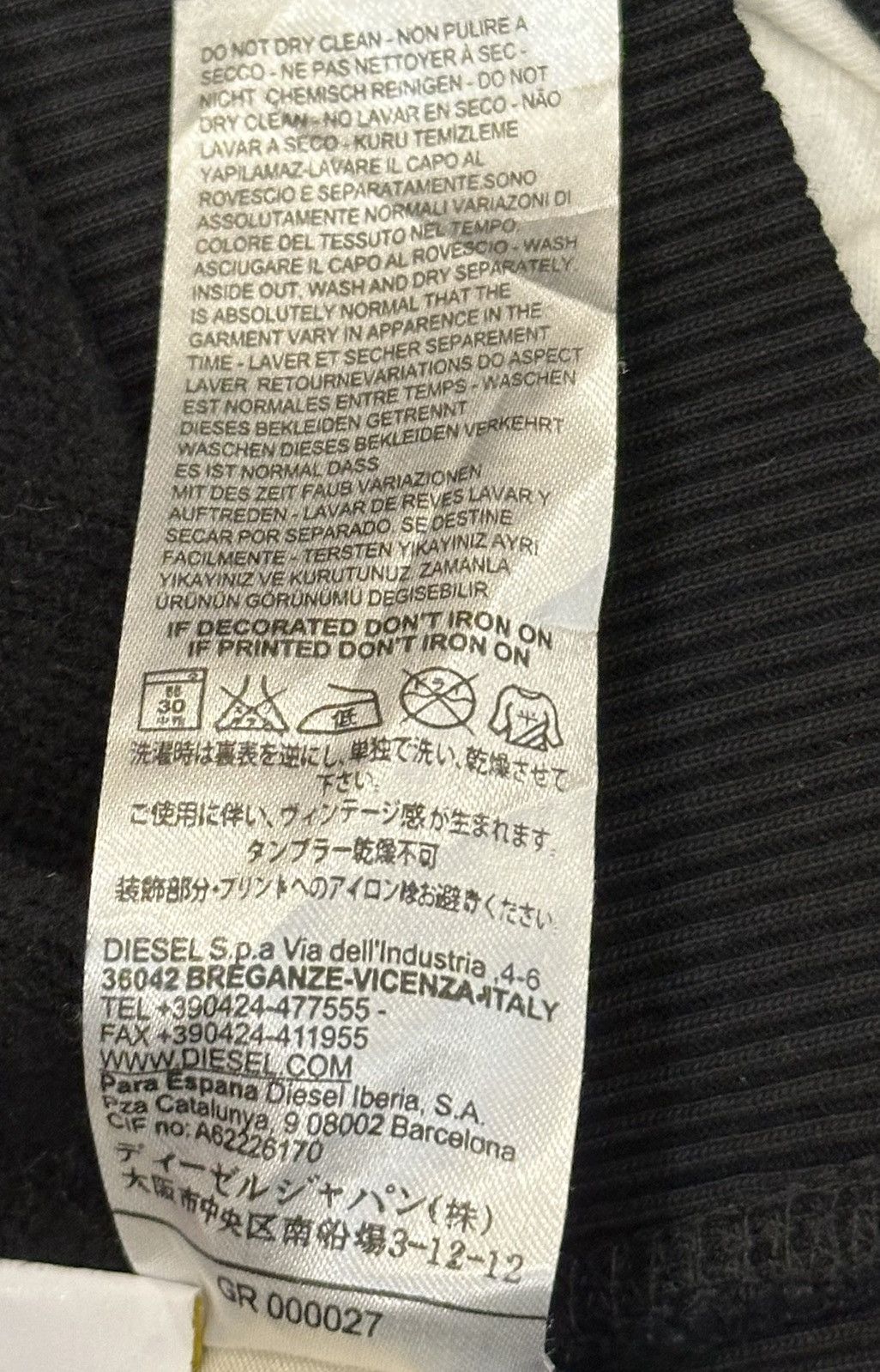 Diesel hoodie embossed design, similar to those offered by Diesel. Size US S / EU 44-46 / 1 - 13 Thumbnail