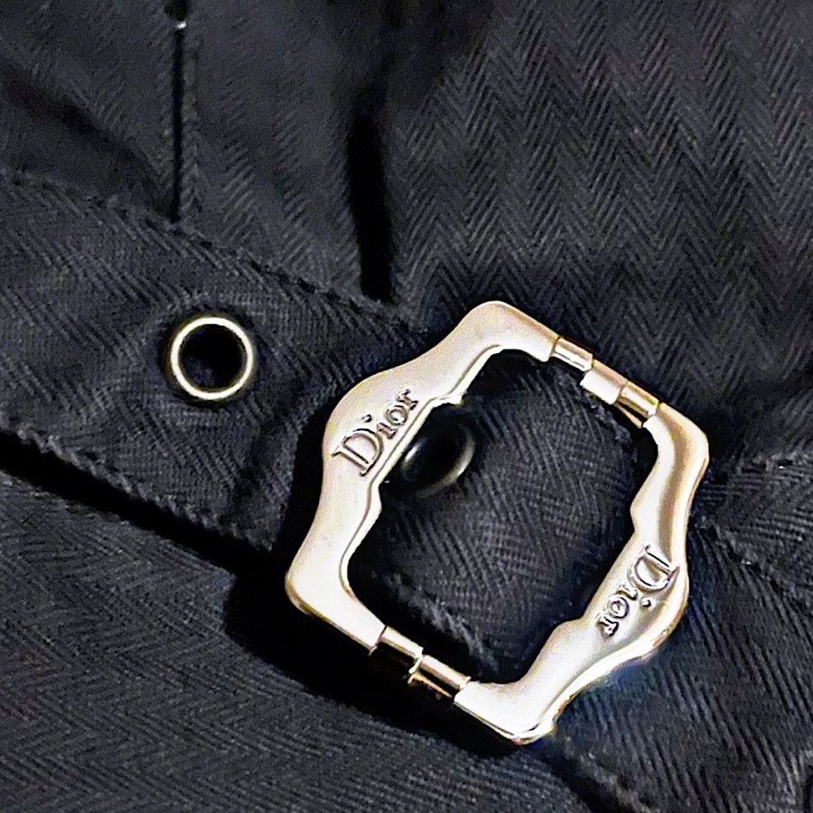 Dior Authentic Christian Dior 04 AW Galliano Black Bondage Denim Size 25" / US 0 / IT 36 - 3 Thumbnail