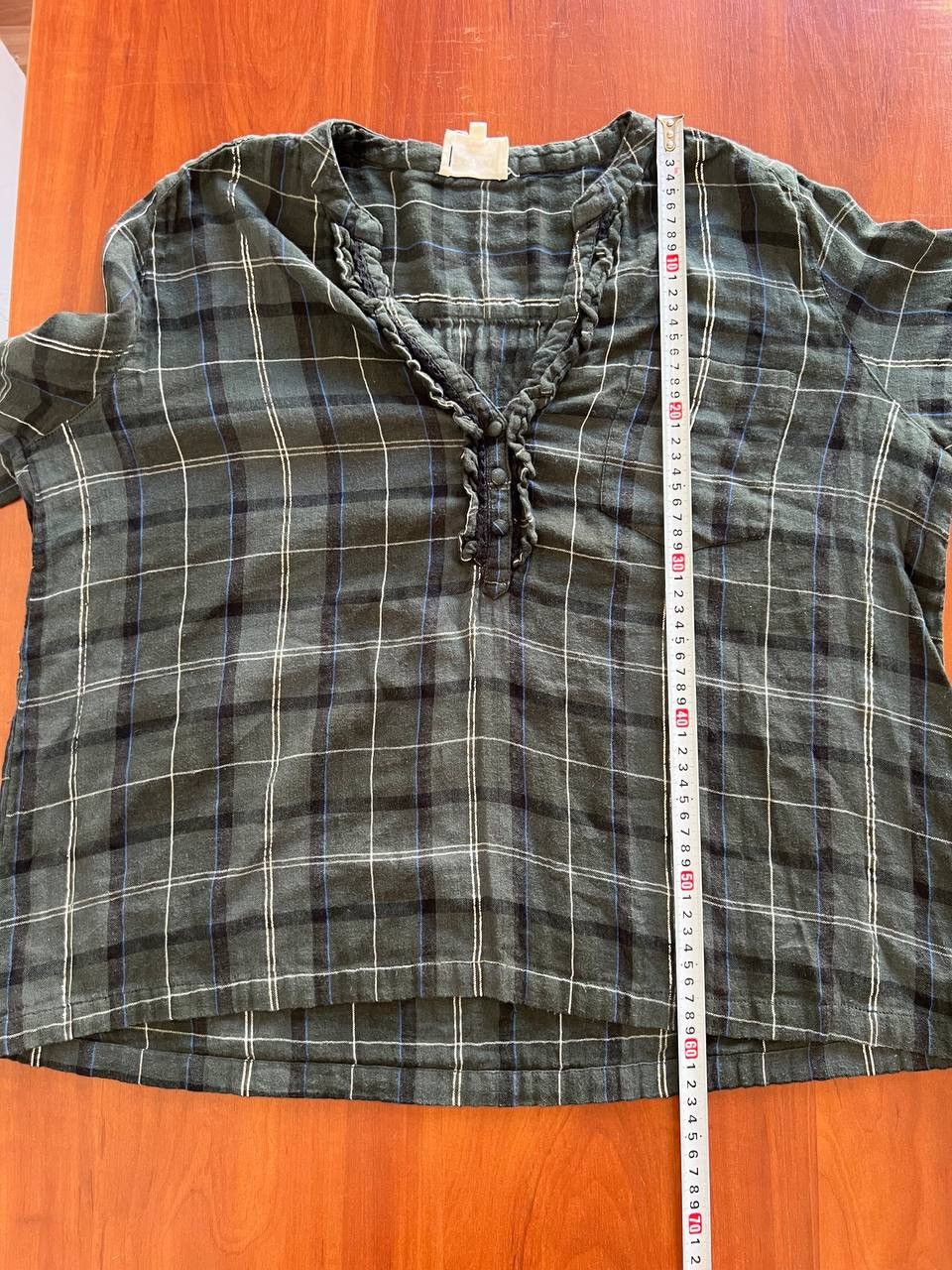 Sezane SEZANE WOMAN CLASSIC COTTON PLAID BUTTON SHIRT BLOUSE SZ 40 Size S / US 4 / IT 40 - 10 Thumbnail