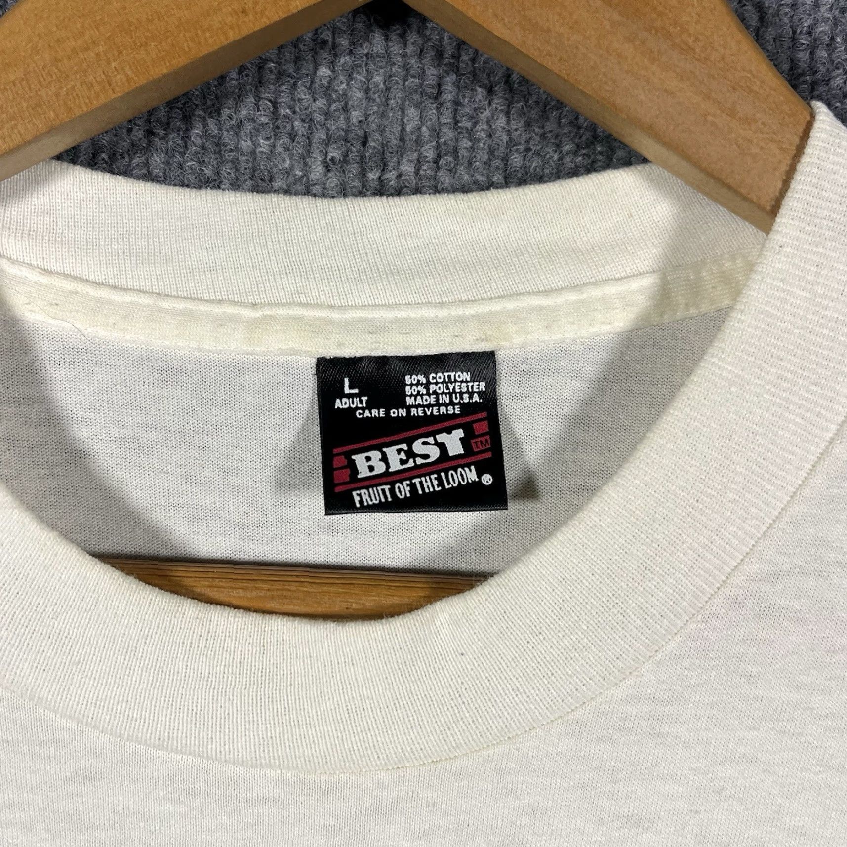 Vintage VINTAGE 1995 Universal Studios Wanted Poster Mens T-Shirt L White Stitch Short Sleeve Large Single Stitched Size US L / EU 52-54 / 3 - 4 Thumbnail