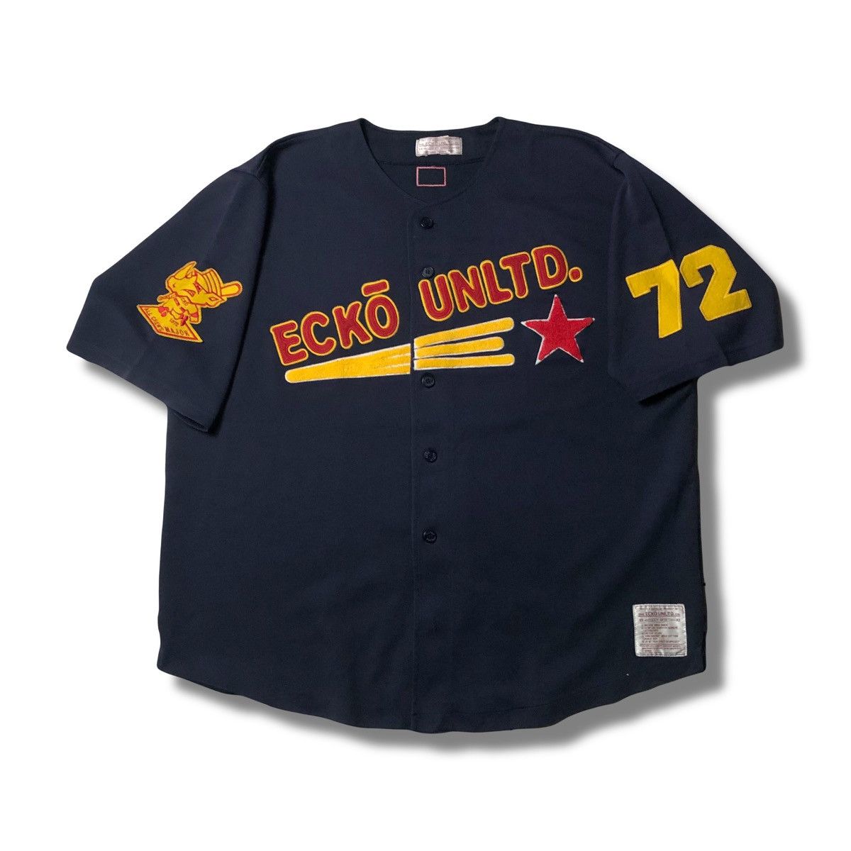 image of Ecko Unltd Premium Wears All Crew Major Baseball in Navy, Men's (Size 2XL)