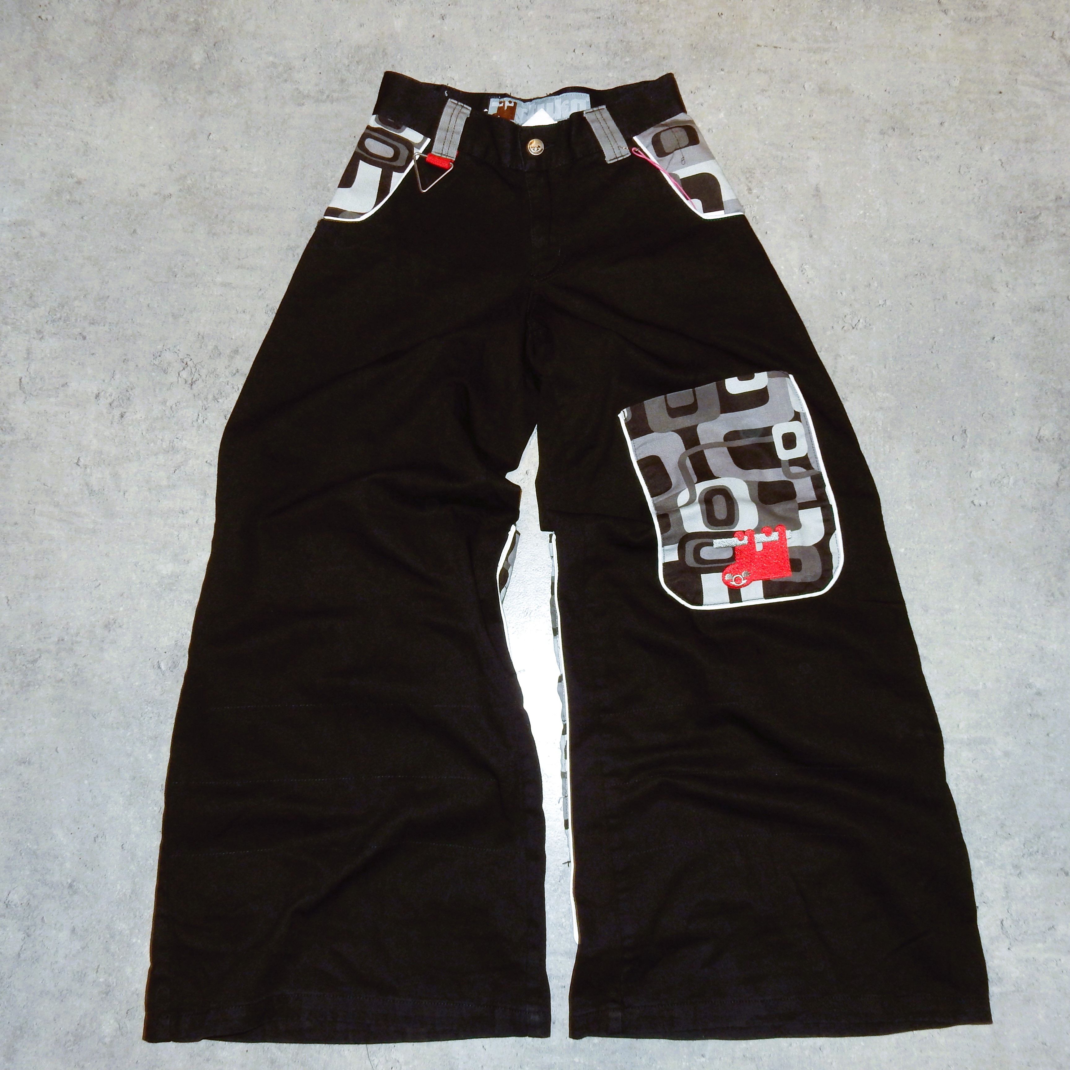 Rap Tees × Vintage Stuka black y2k swag baggy jeans - 26 Size 26" / US 2 / IT 38 - 2 Thumbnail